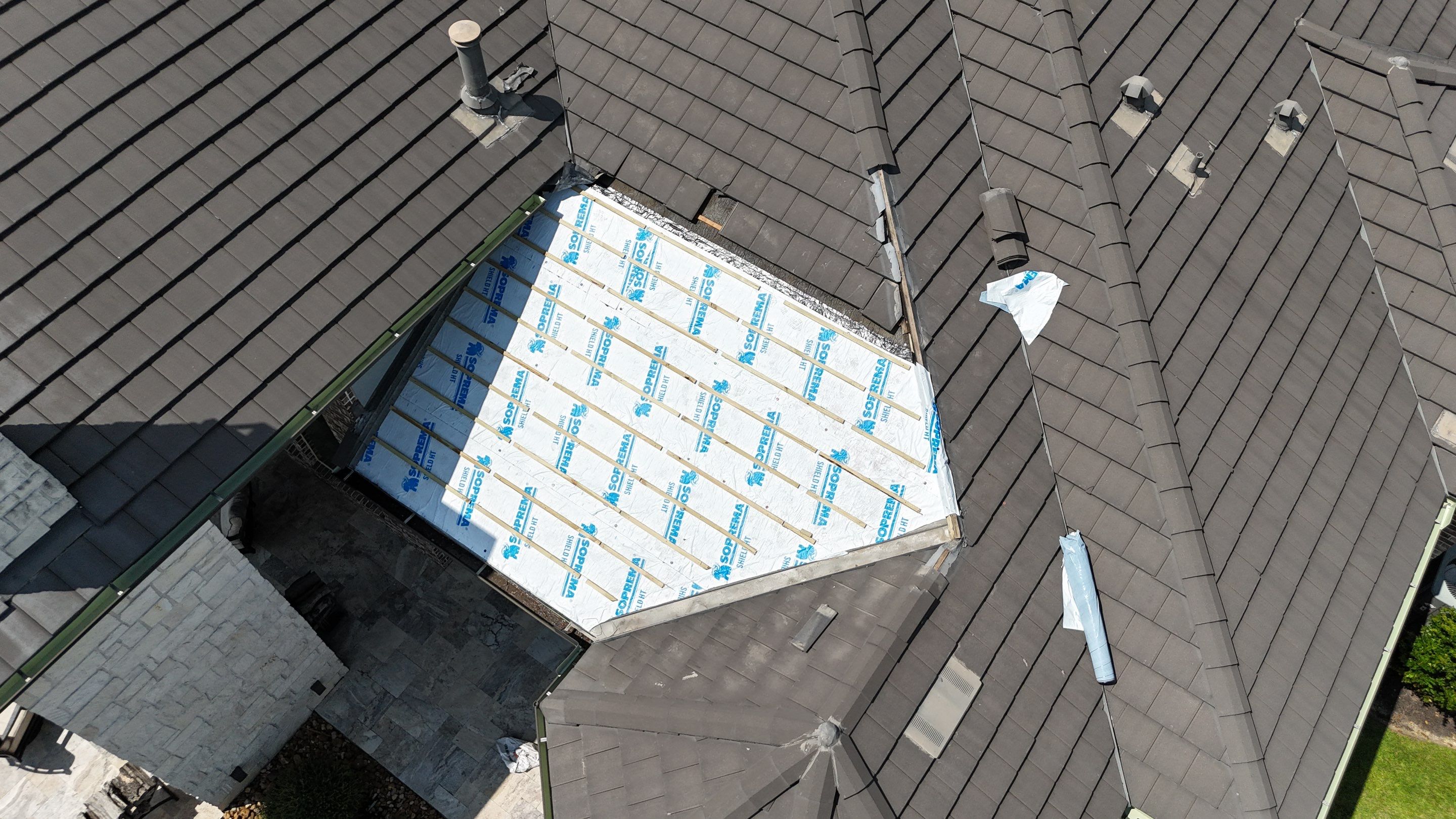 Saxony Tile Repair in Bridgeland!  by Core Four Roofing
