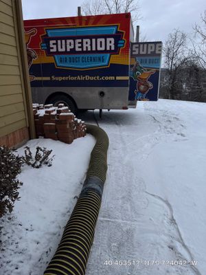 Air Duct Cleaning With a Vacuum Truck in Plum Boro, PA