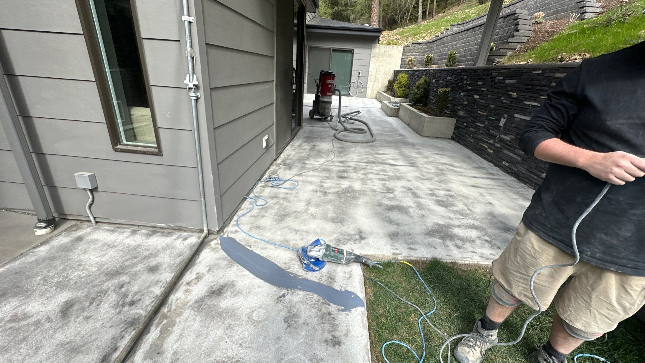 Patio Transformation using Greystone 1/8" by Croc Coatings, LLC