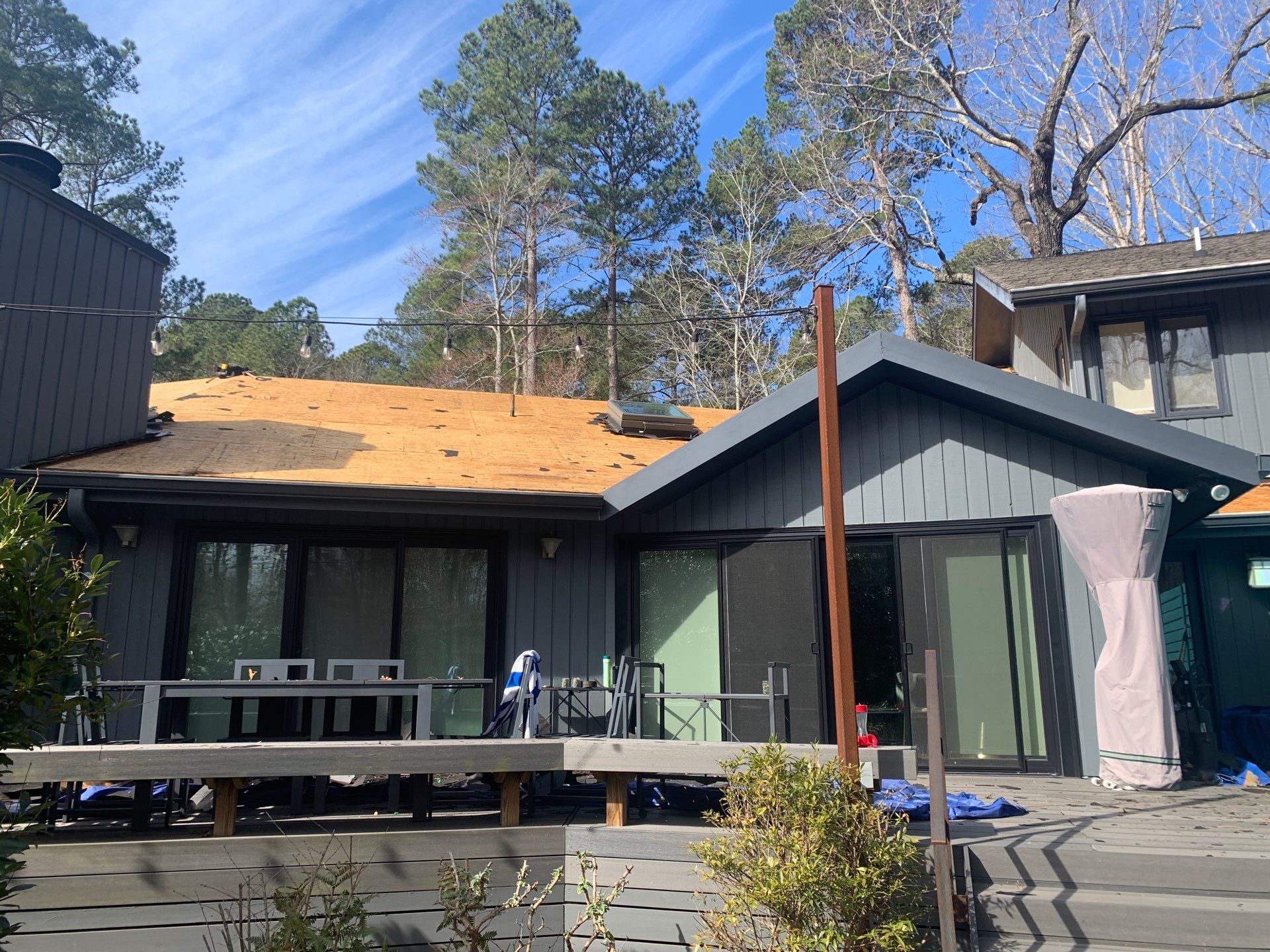 Project in Chapel Hill, NC by Barnes Restoration Inc. 