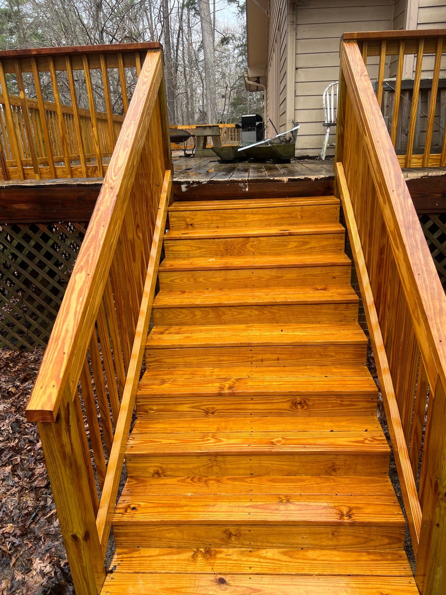 Weathered Deck using Wood Sealant by DuraSeal