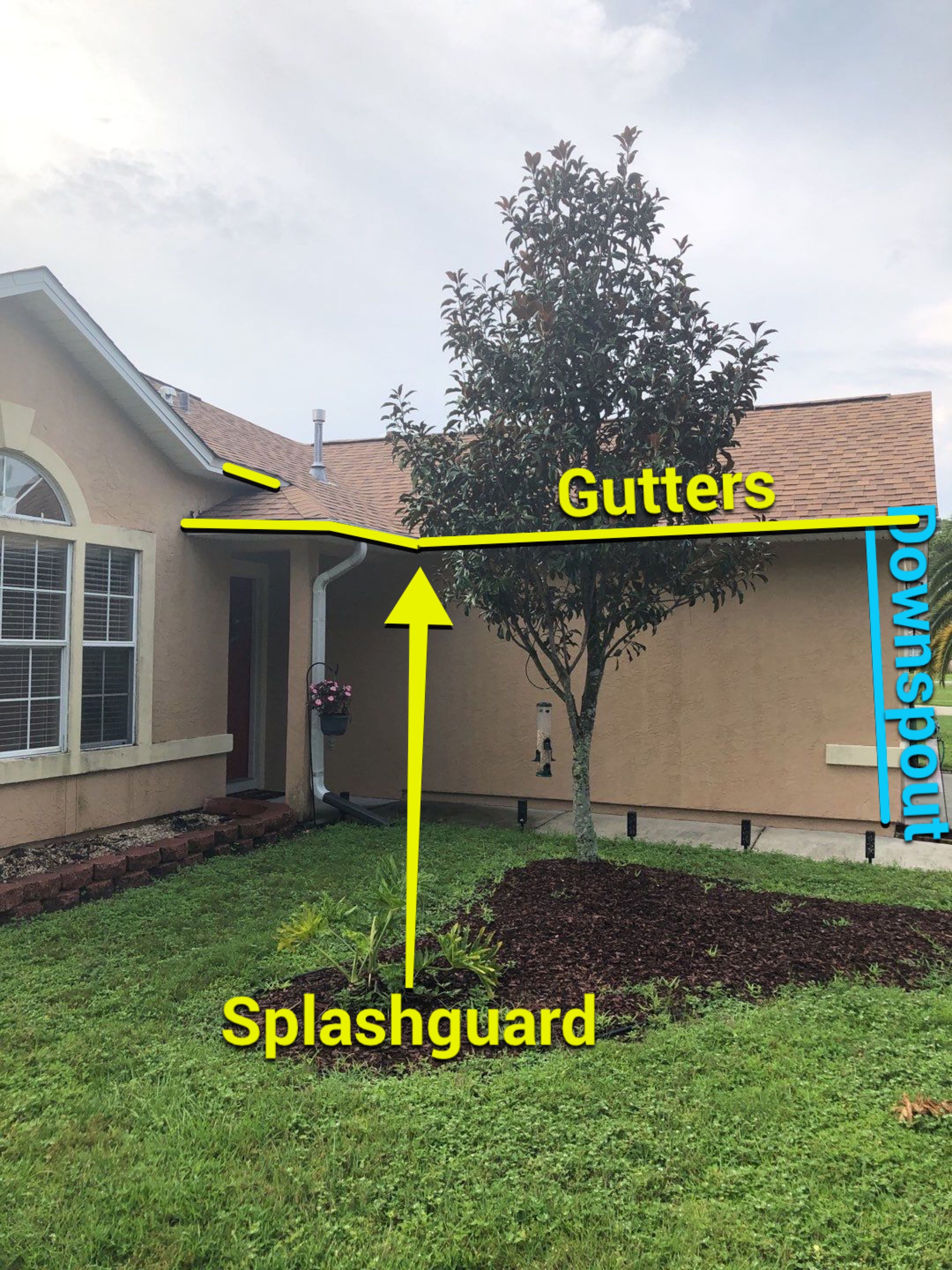 Seamless Gutter Installation using White K-Style Gutters by Gutter Professors