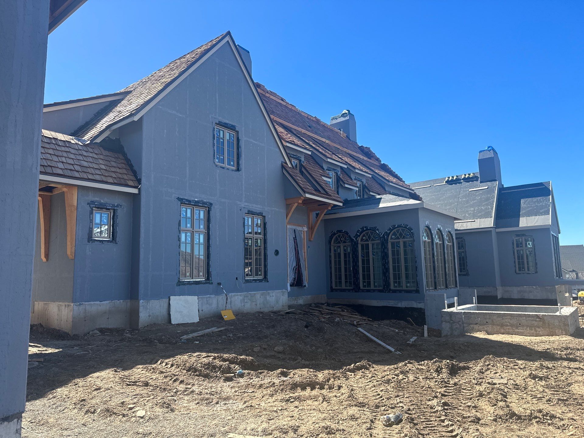 Project in Mapleton by Master Rain Gutters.