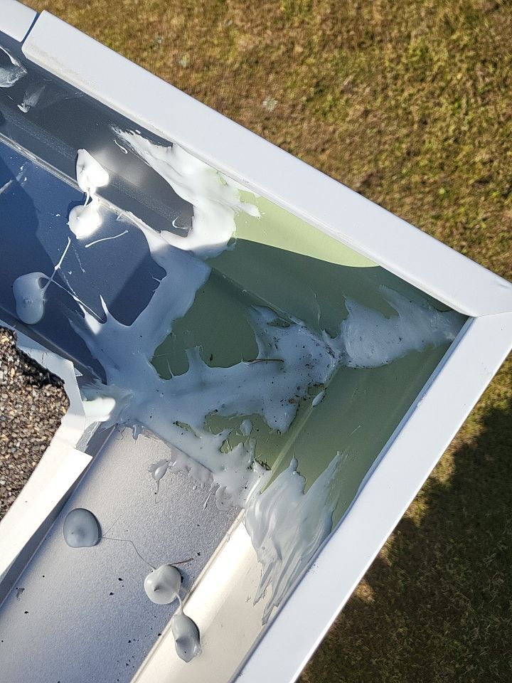 Gutter Installation using White K-Style Gutters by Gutter Professors