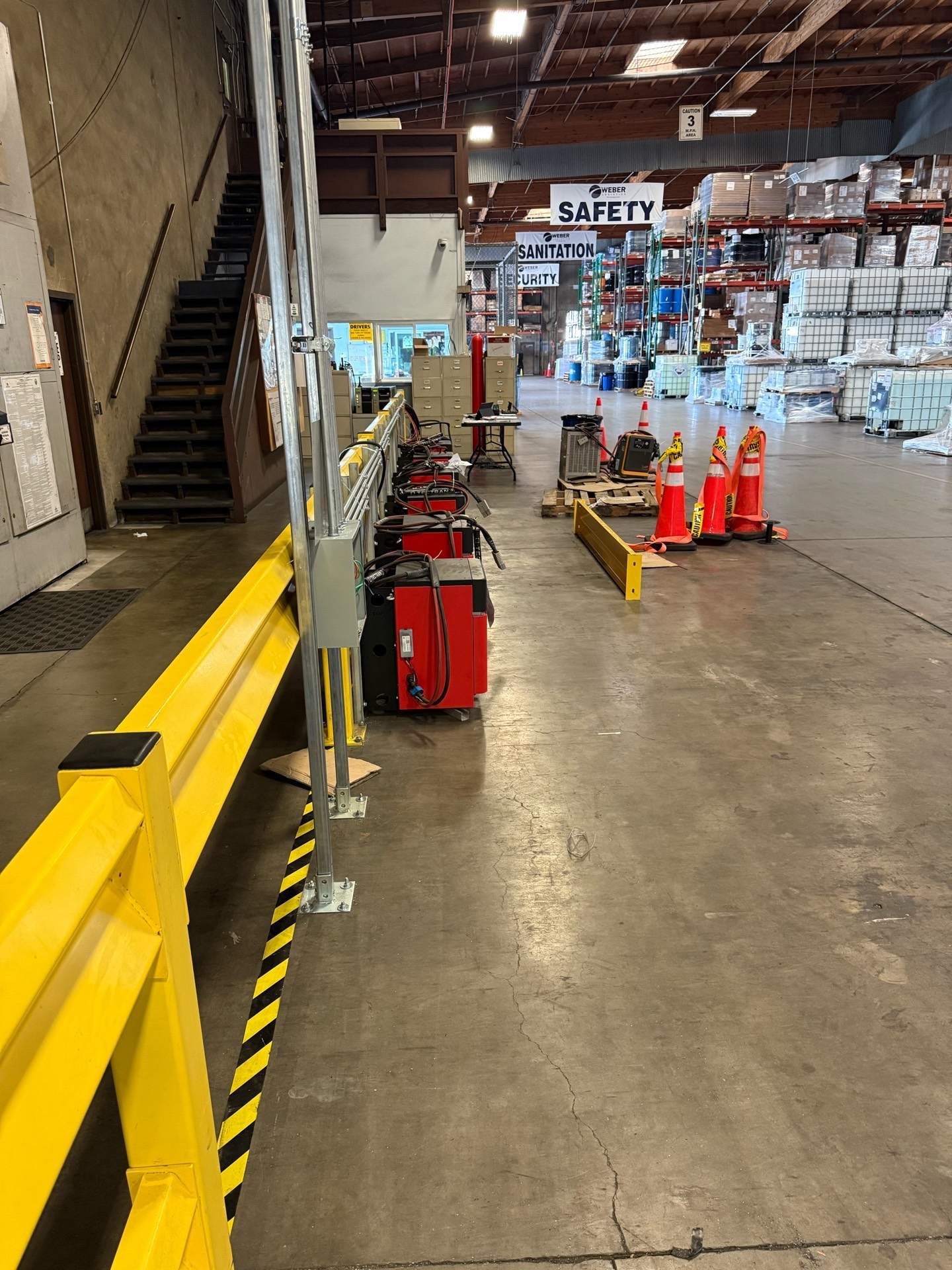 Forklift Charging Stations & LED Lighting Upgrade – Chemical Storage Facility, Santa Fe Springs, CA by Ring and Ping Inc.