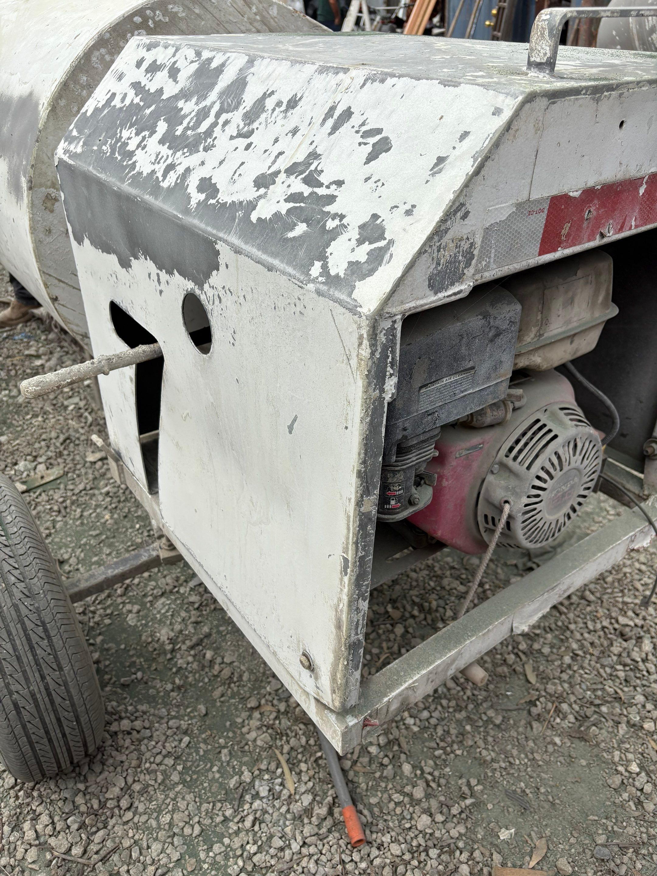Sandblasting Paint Off Steel Machines In Portland, CA by La Power Washing Inc