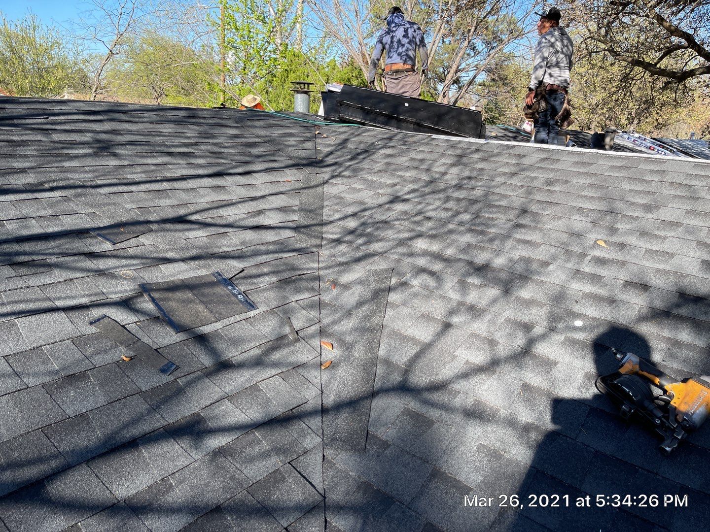 Historical Home needed a full decking and new roof by First United Roofing & Construction