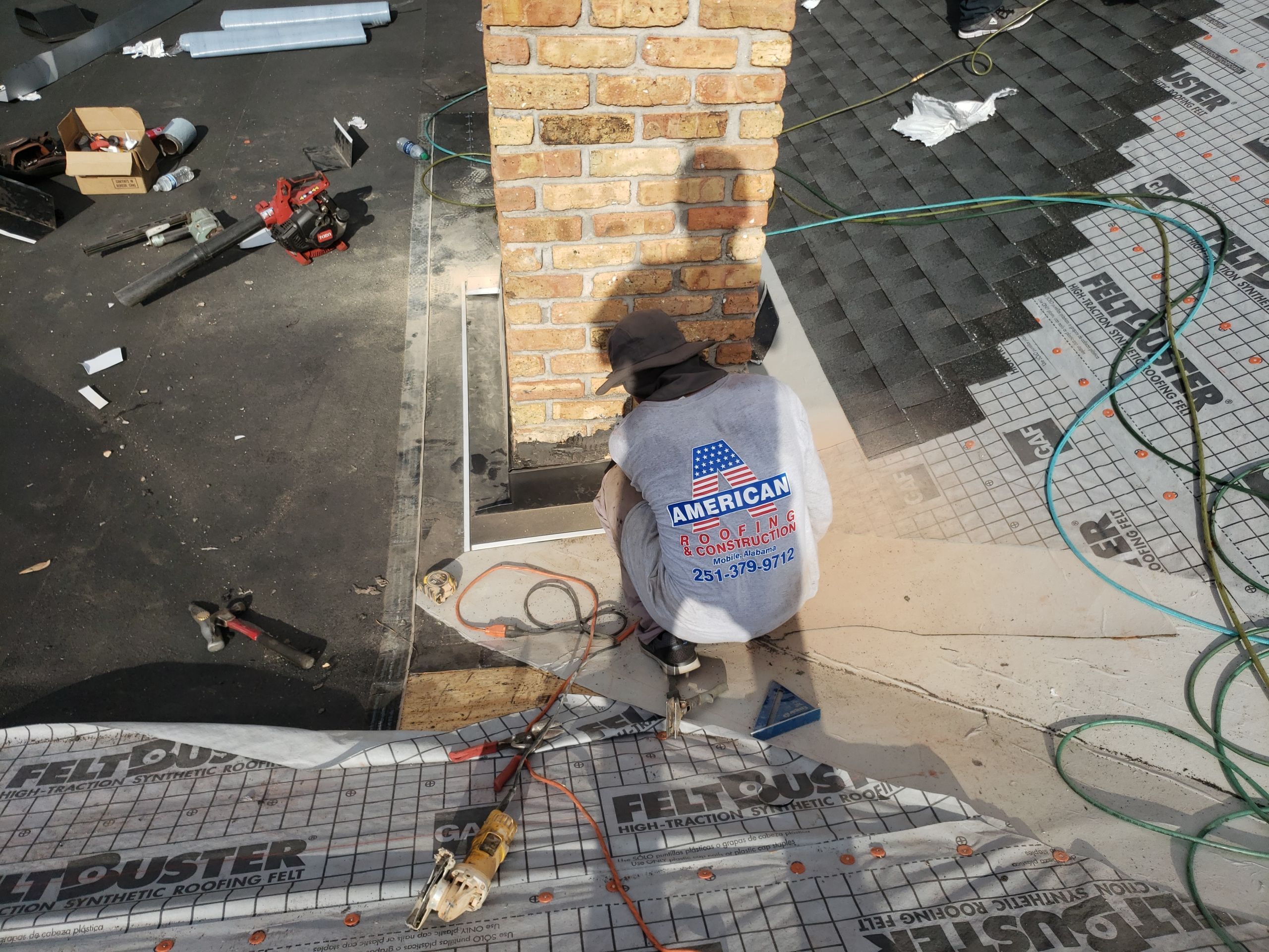Residential Roofing Installation using Roof Replacement by American Roofing & Construction LLC