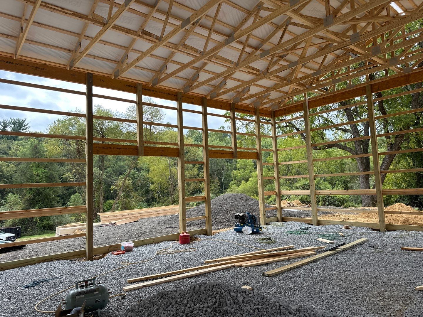 Large Garage Build by Bec Construction Llc