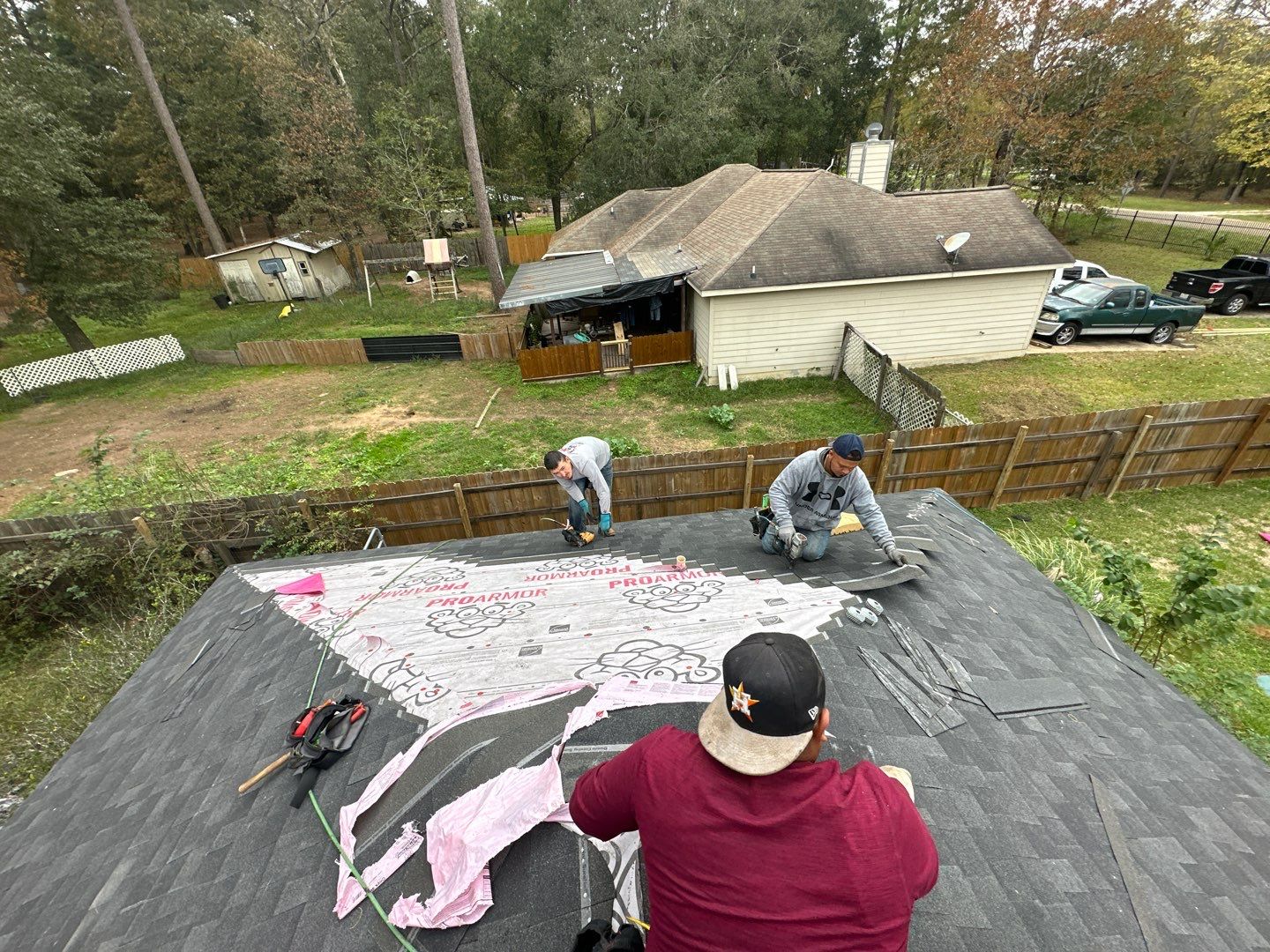 Residential Roofing Installation using Owen's Corning Duration (Lifetime) Shingles by Roof Repair Company