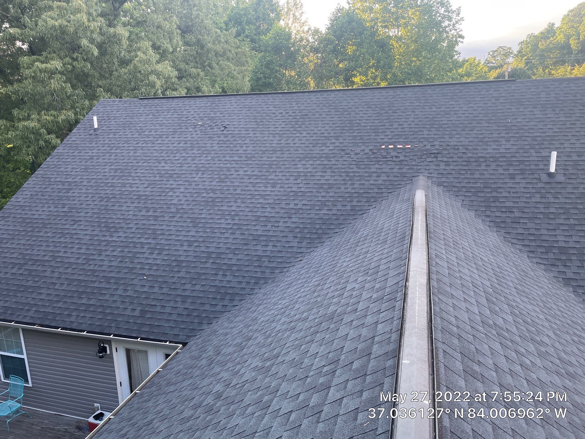 Residential Roof Installation by KISH RESTORATION 