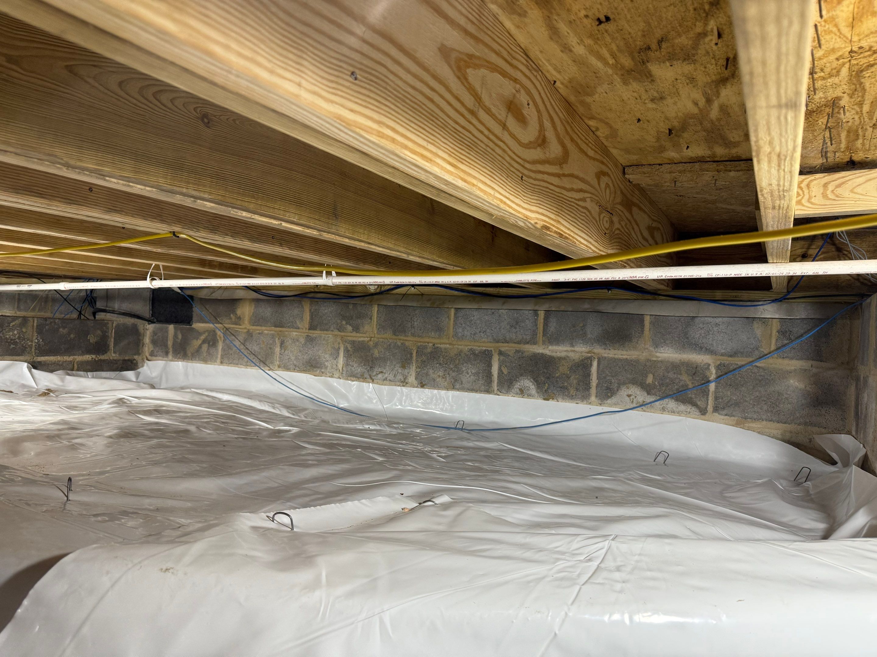 Project in Carrsville by Patriot Crawl Space Repairs