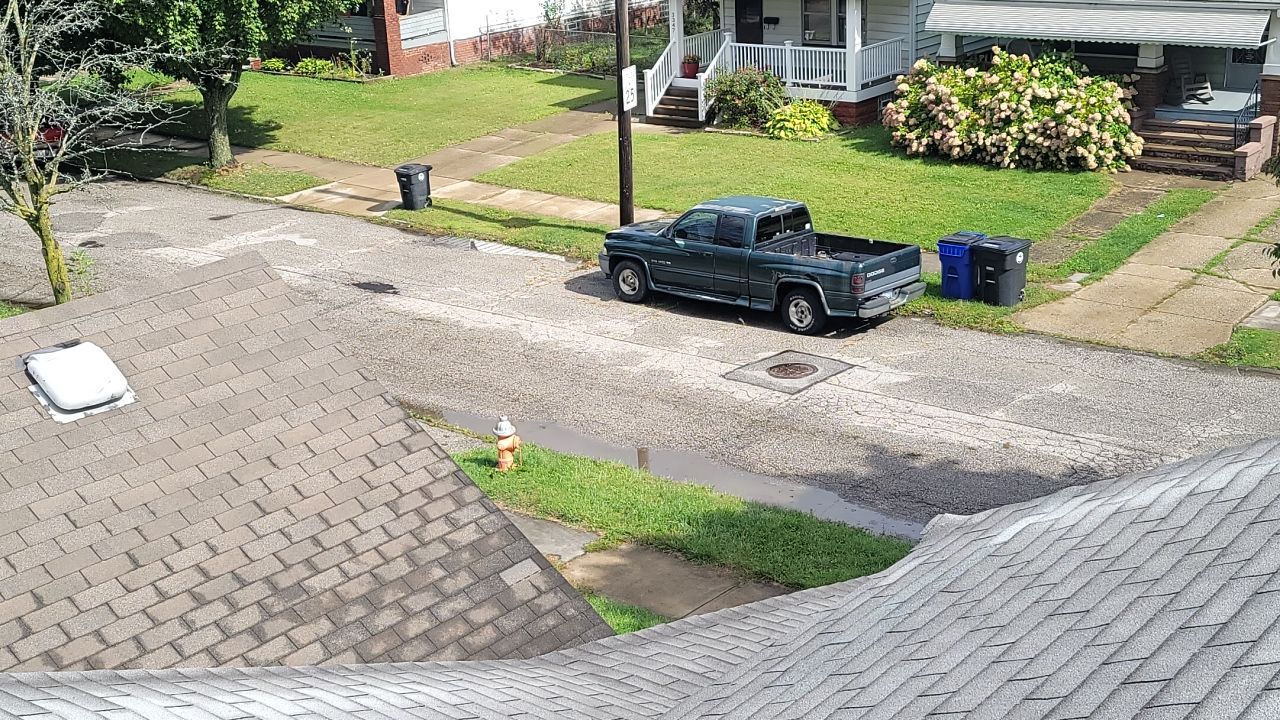 ATLAS PINNACLE COLOR: HEARTHSTONE DRIP EDGE: WHITE by Eagle Eye Roofing