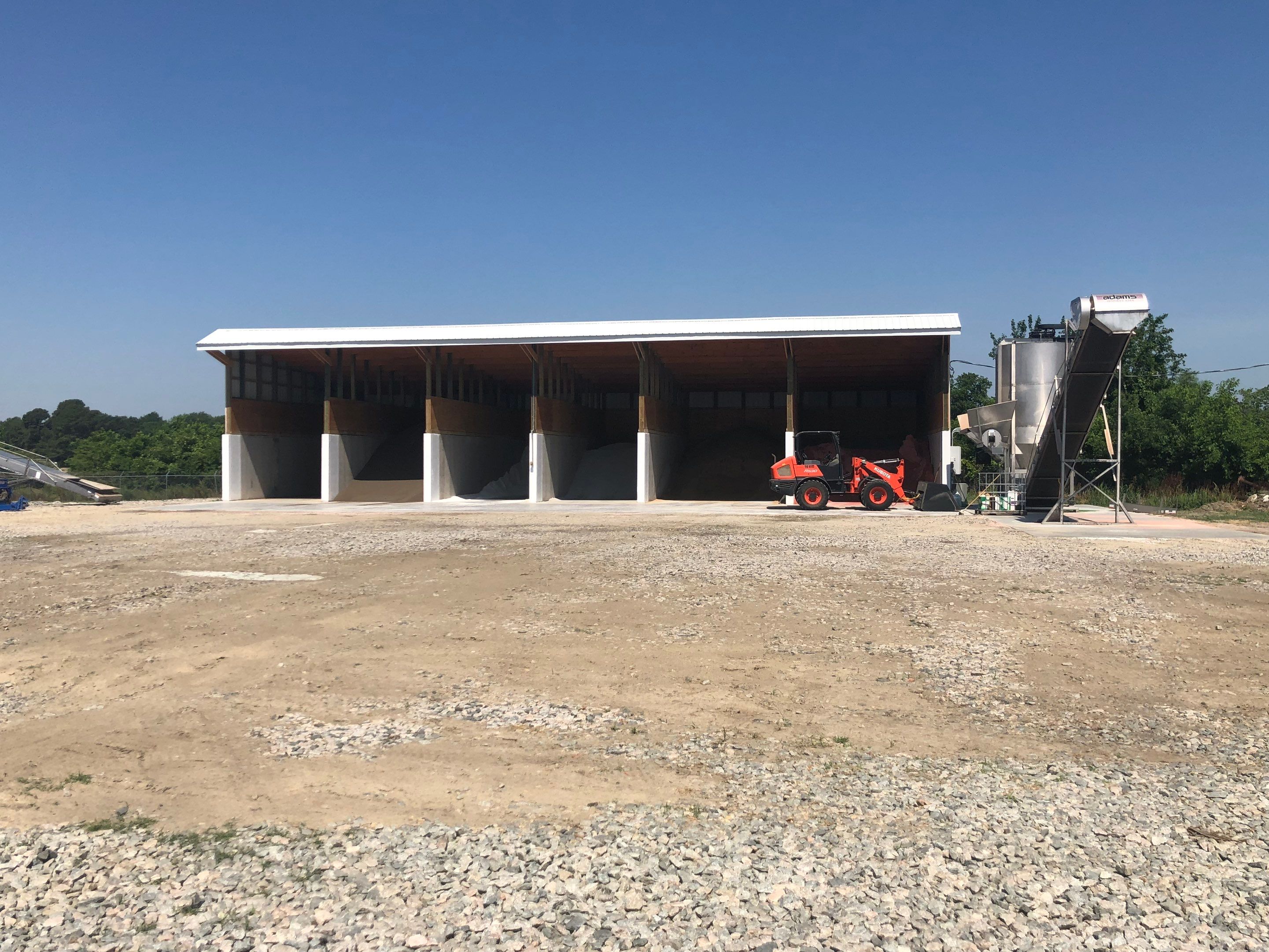 Turnkey Construction – Six-Bay Fertilizer Storage Shelter by S.W. Contracting & Consulting