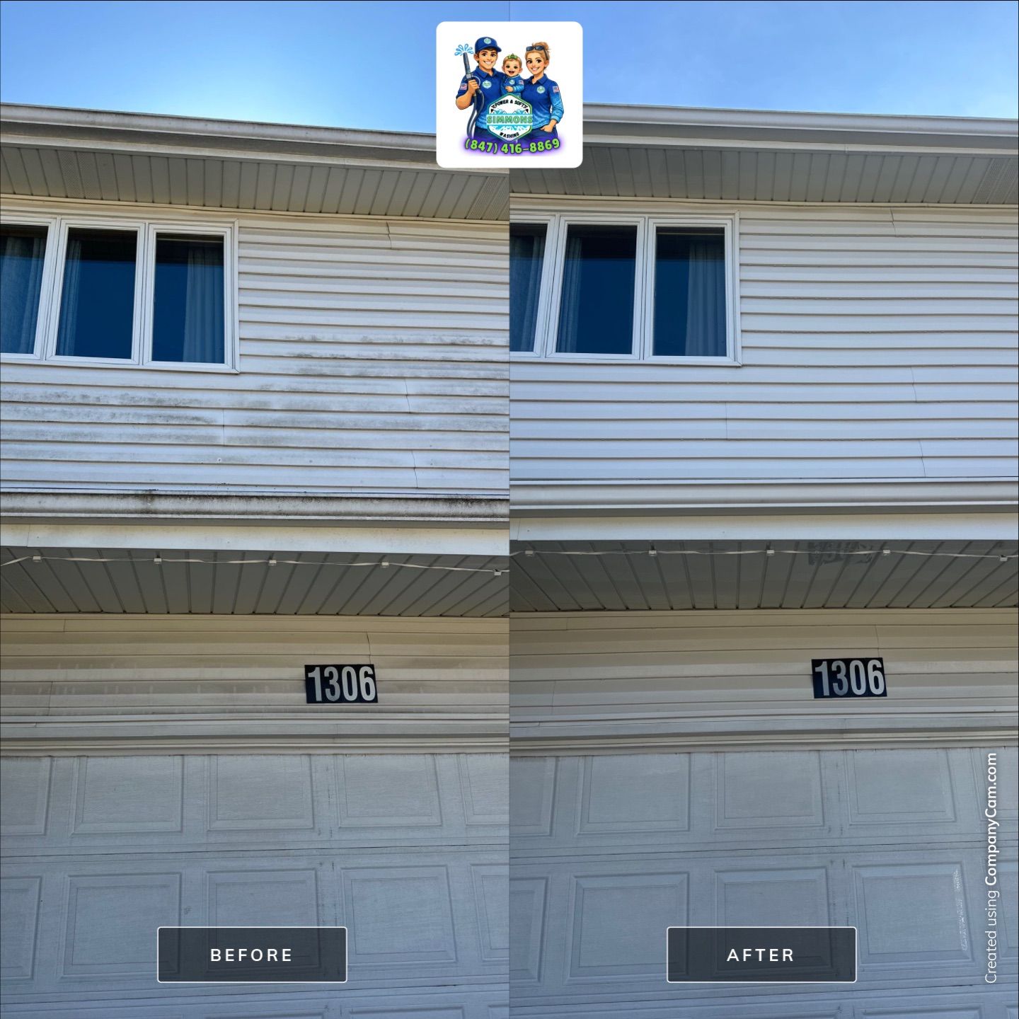 Project in Glenview by Simmons Power & Soft Washing