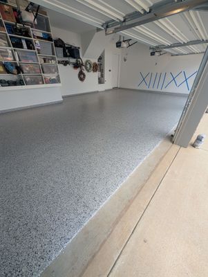 Garage Floor Coating using Gracious by My Garage Floor Guys