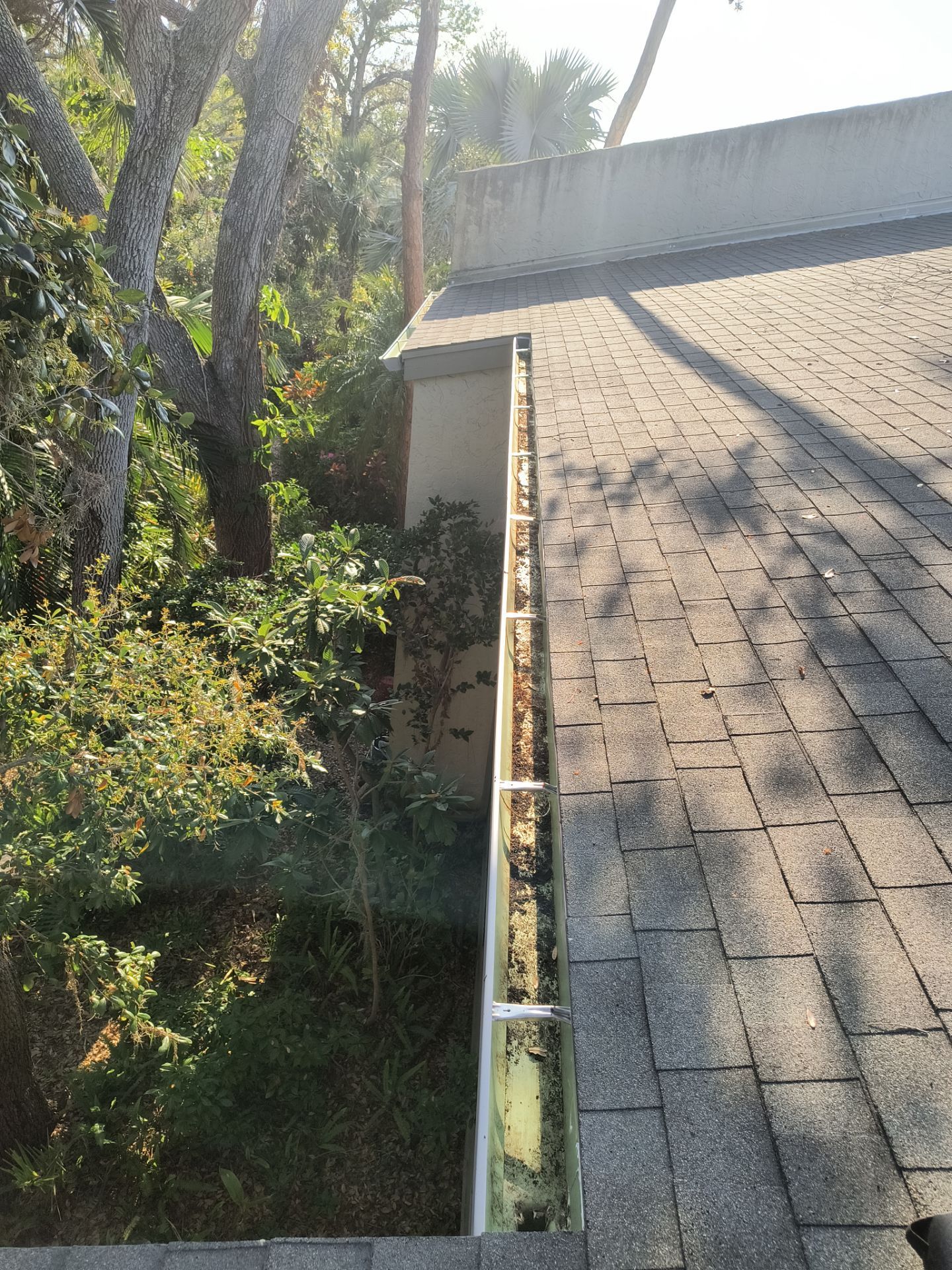 Professional Gutter cleaning Aluminum Seamless Gutters  in Sarasota FL by Gutter Professors