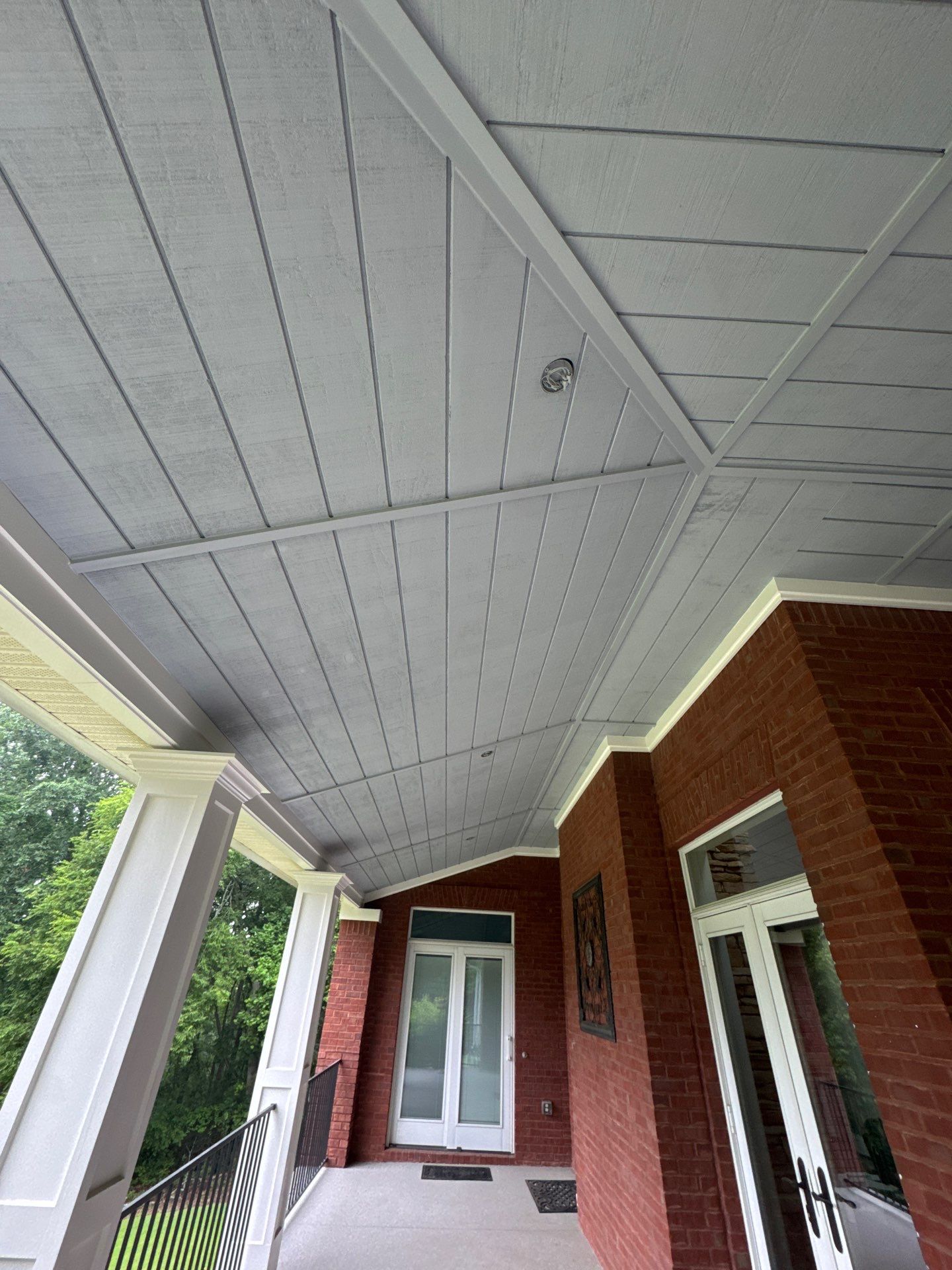 Custom Tongue-and-Groove Porch Ceiling Renovation in Marietta by Swift Home Renovations