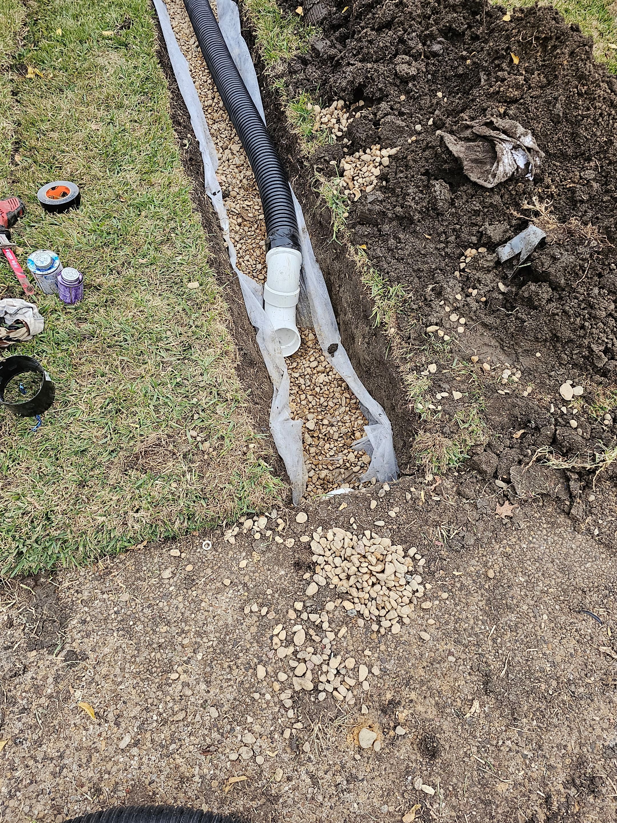 French Drain & Retaining Wall by EL-GC LLC 