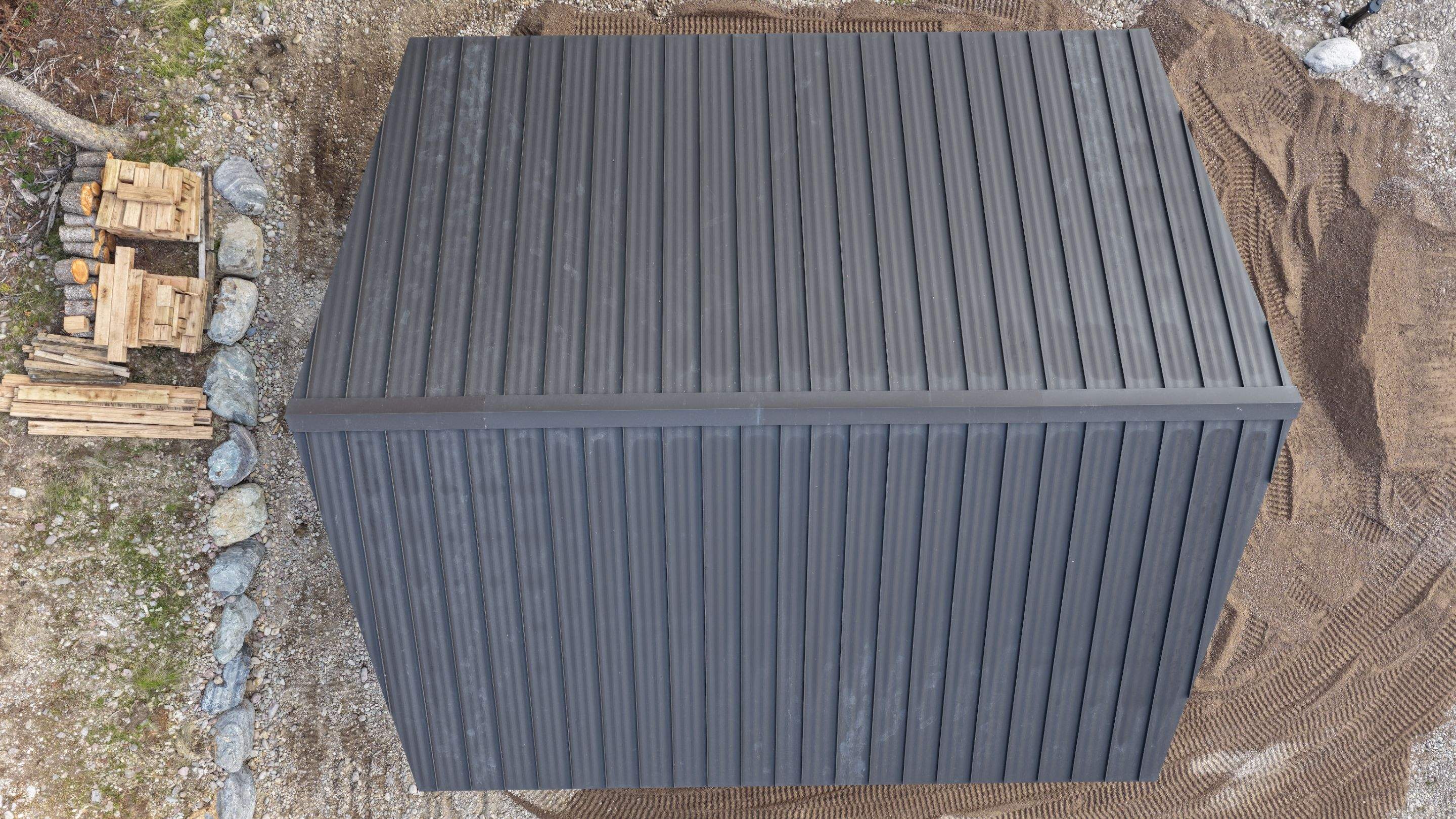 Mechanical Lock Standing Seam - CMG ULG Dark Bronze  by Montana Roofing Solutions