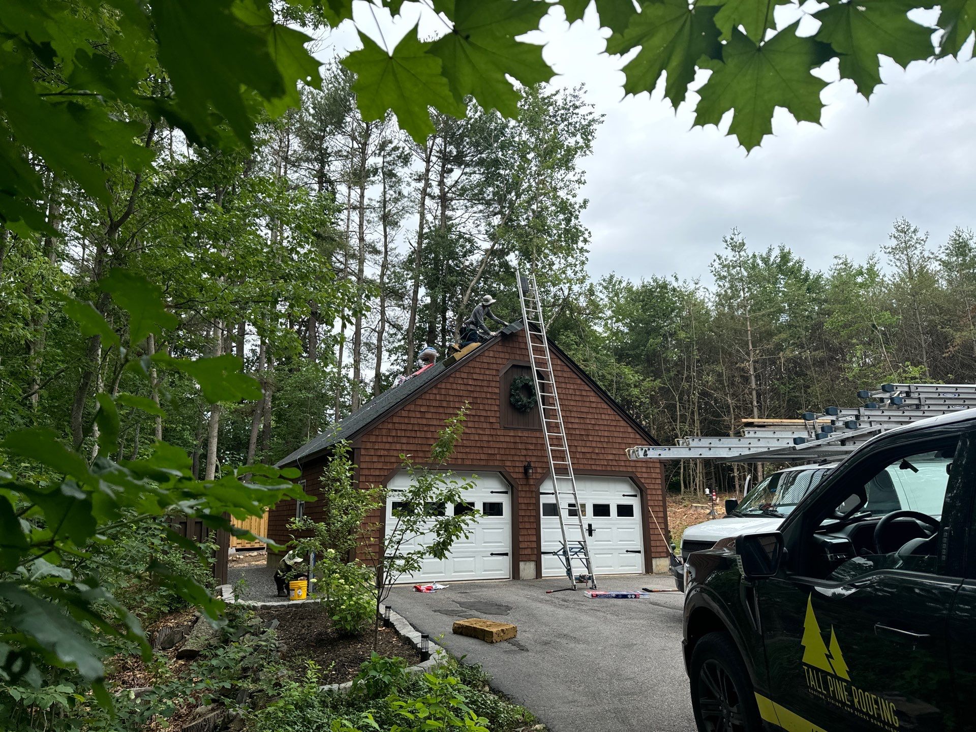 Garage Roof in South Berwick, ME by Tall pine roofing
