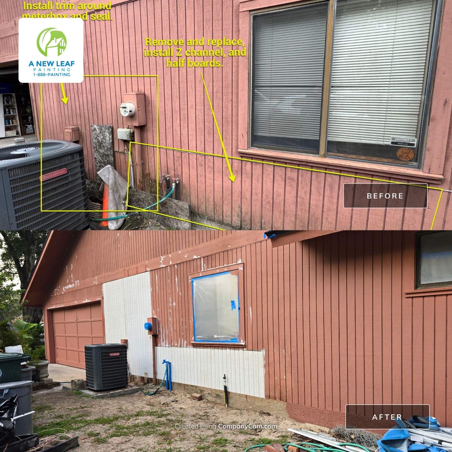 Jacksonville, FL | T1-11 Siding Repair & Exterior Painting Experts by A New Leaf Painting, LLC