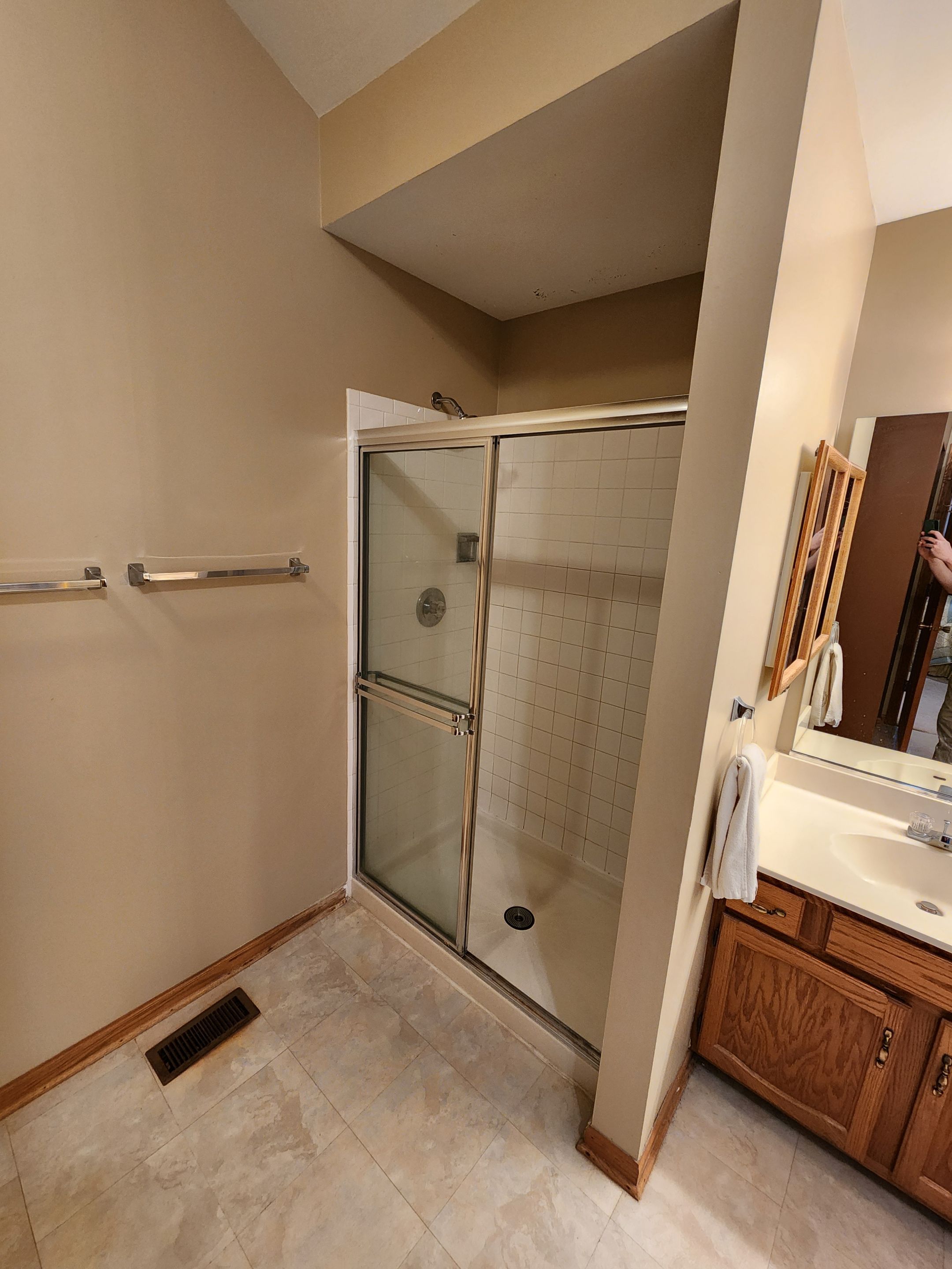 Tile Shower Remodel in Bartlett by Snap Home Solutions