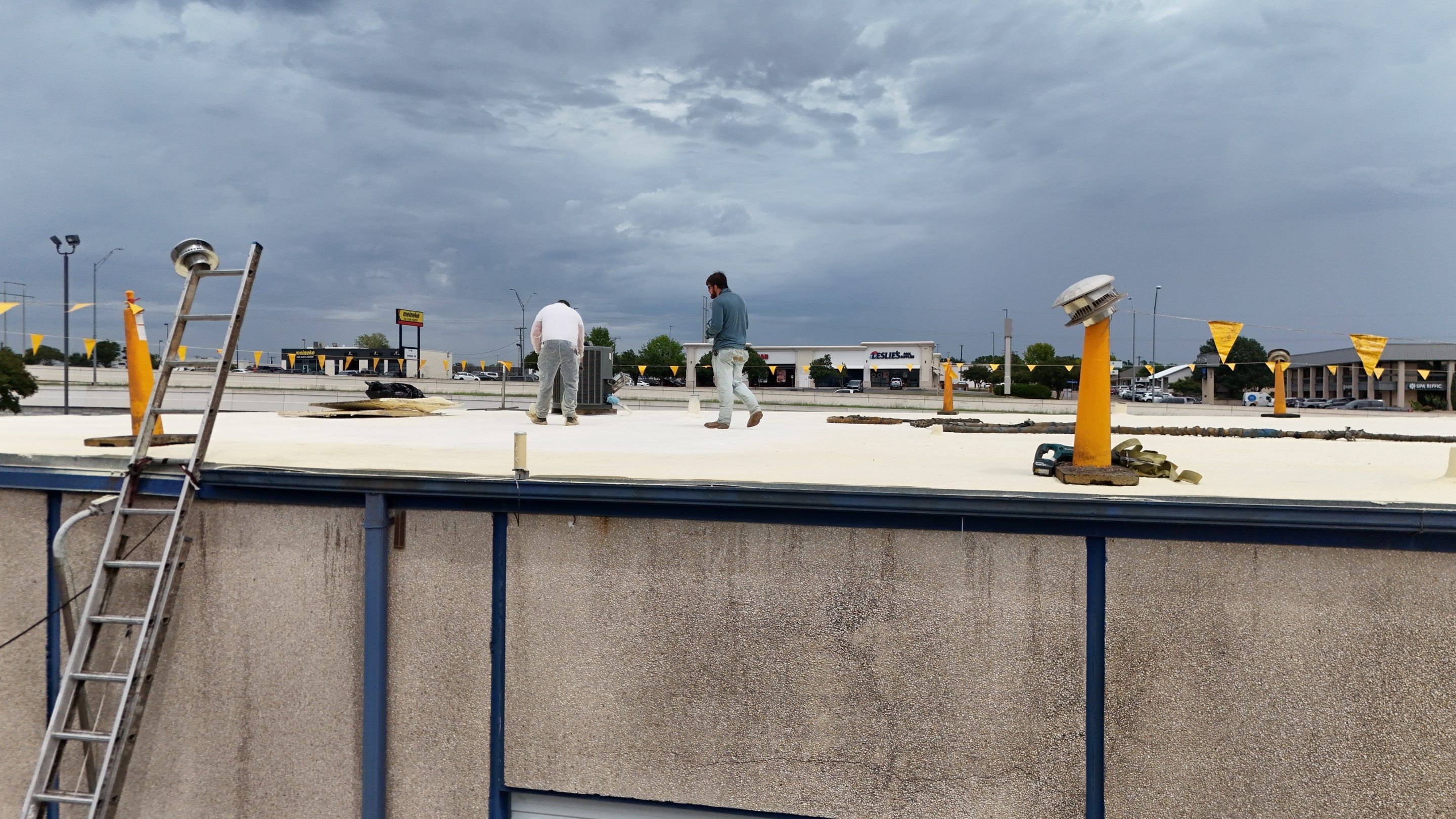 Goodyear Foam Roof Restoration – Temple, TX by All Star Roofing LLC