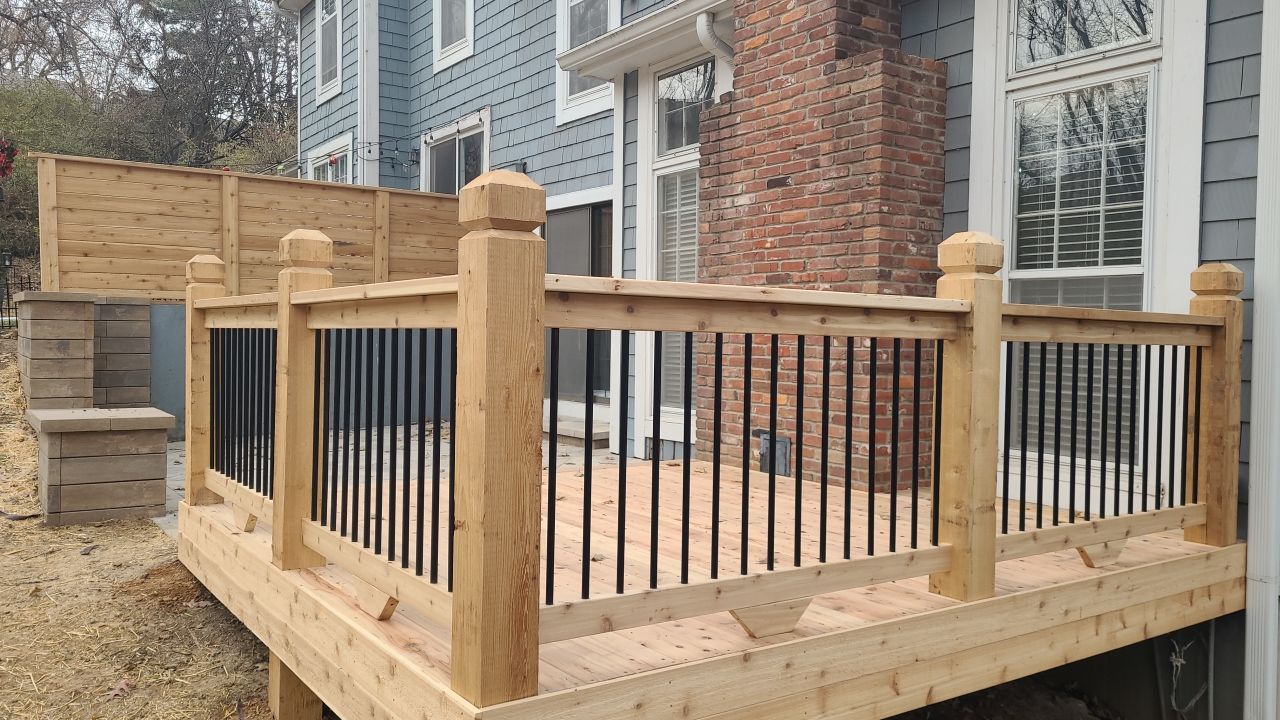 Deck and Patio Custom Build by LAND ESCAPES LLC