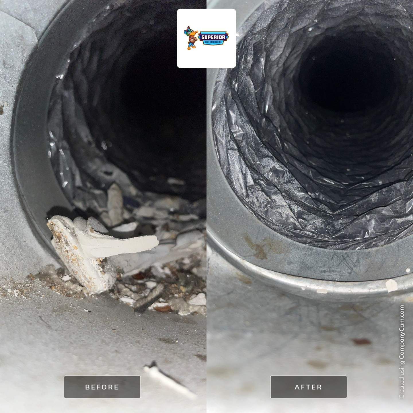 Air Duct Cleaning With a Vacuum Truck in New Castle, PA by Superior Air Duct Cleaning