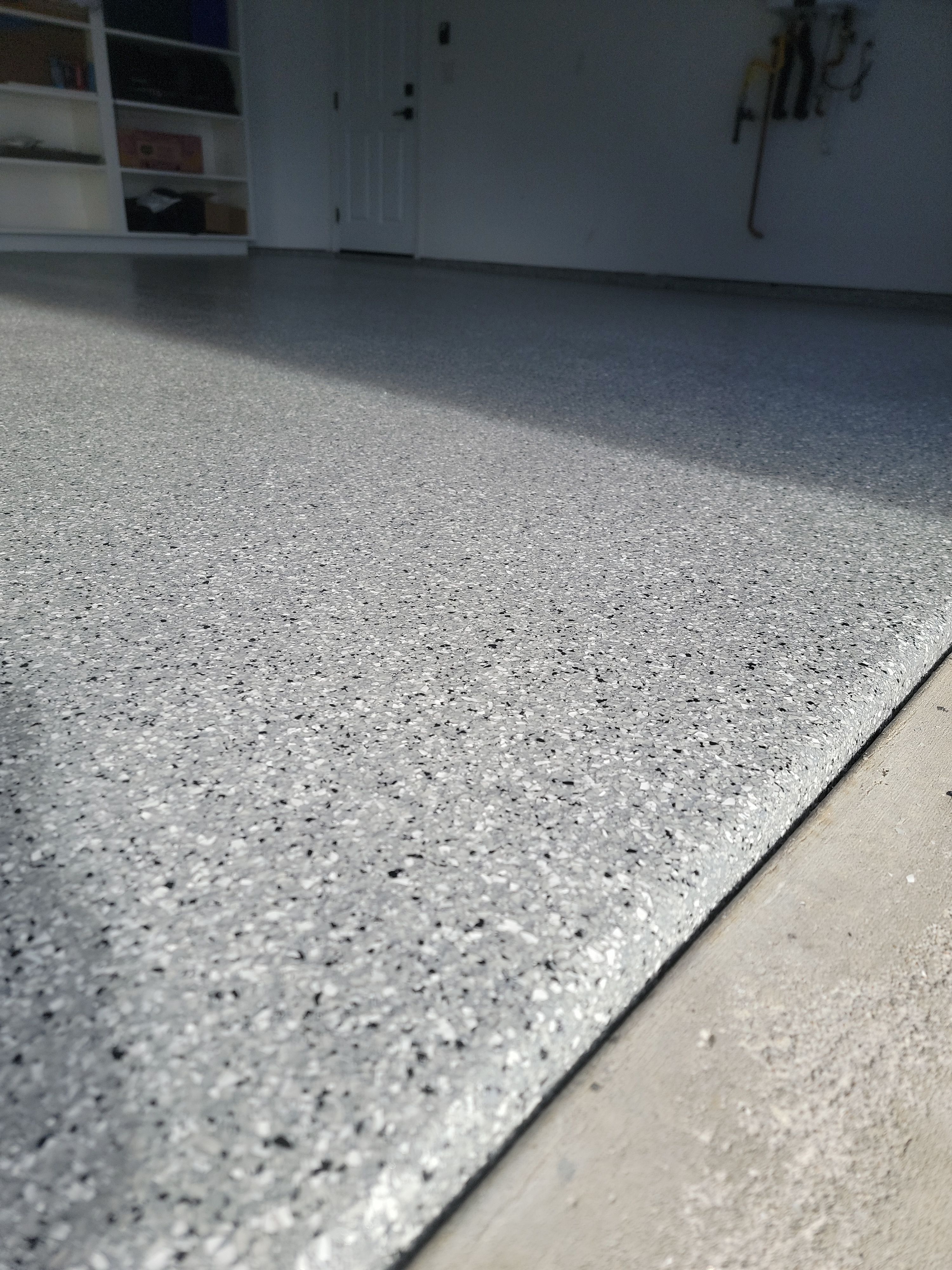 Feather Gray Polyurea Garage Floor Coating in Paso Robles by MGP Coatings