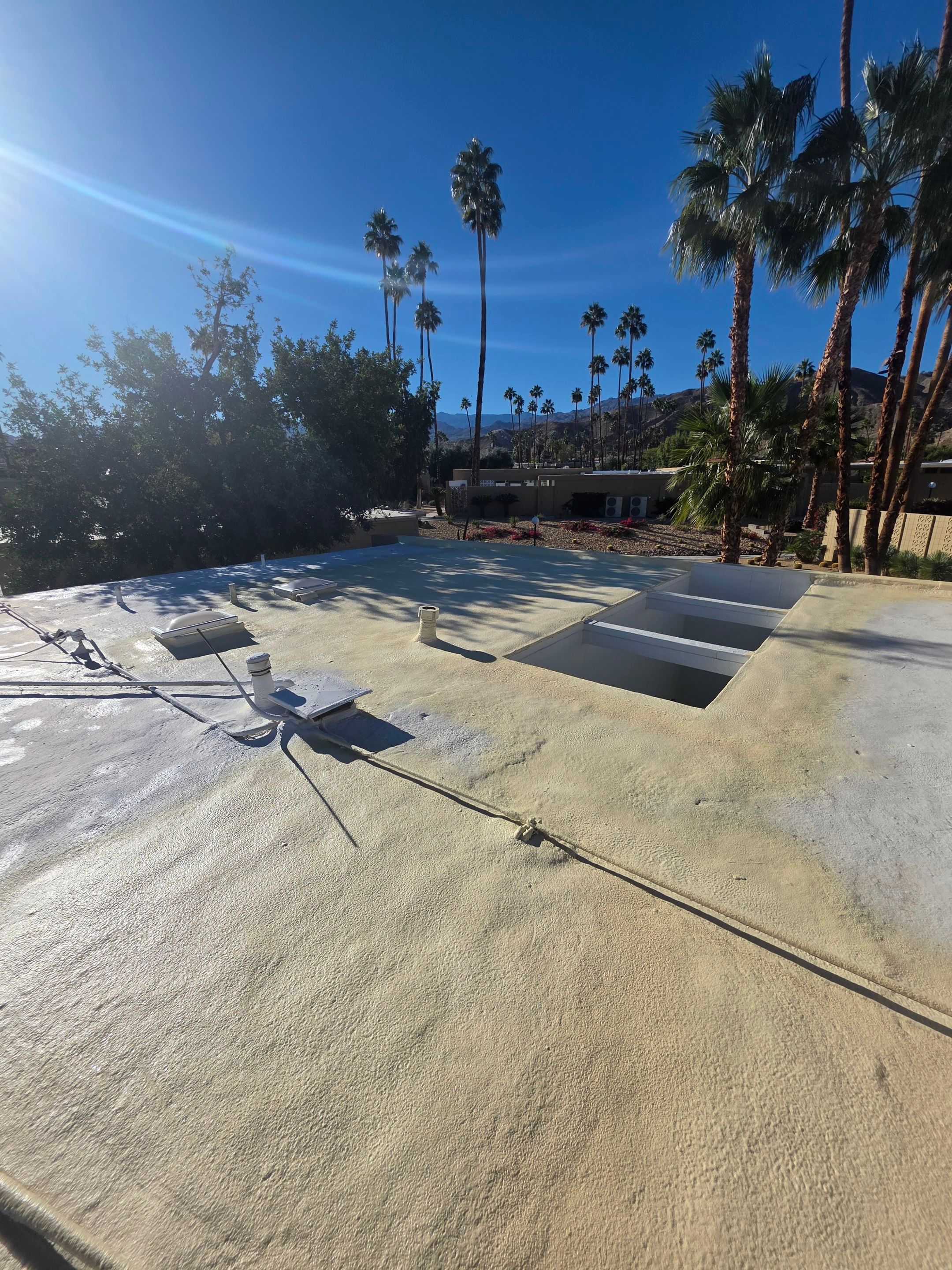 Project in Palm Desert by Desert Roof Concepts