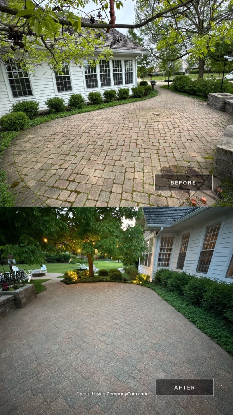 Project in Libertyville by Simmons Power & Soft Washing