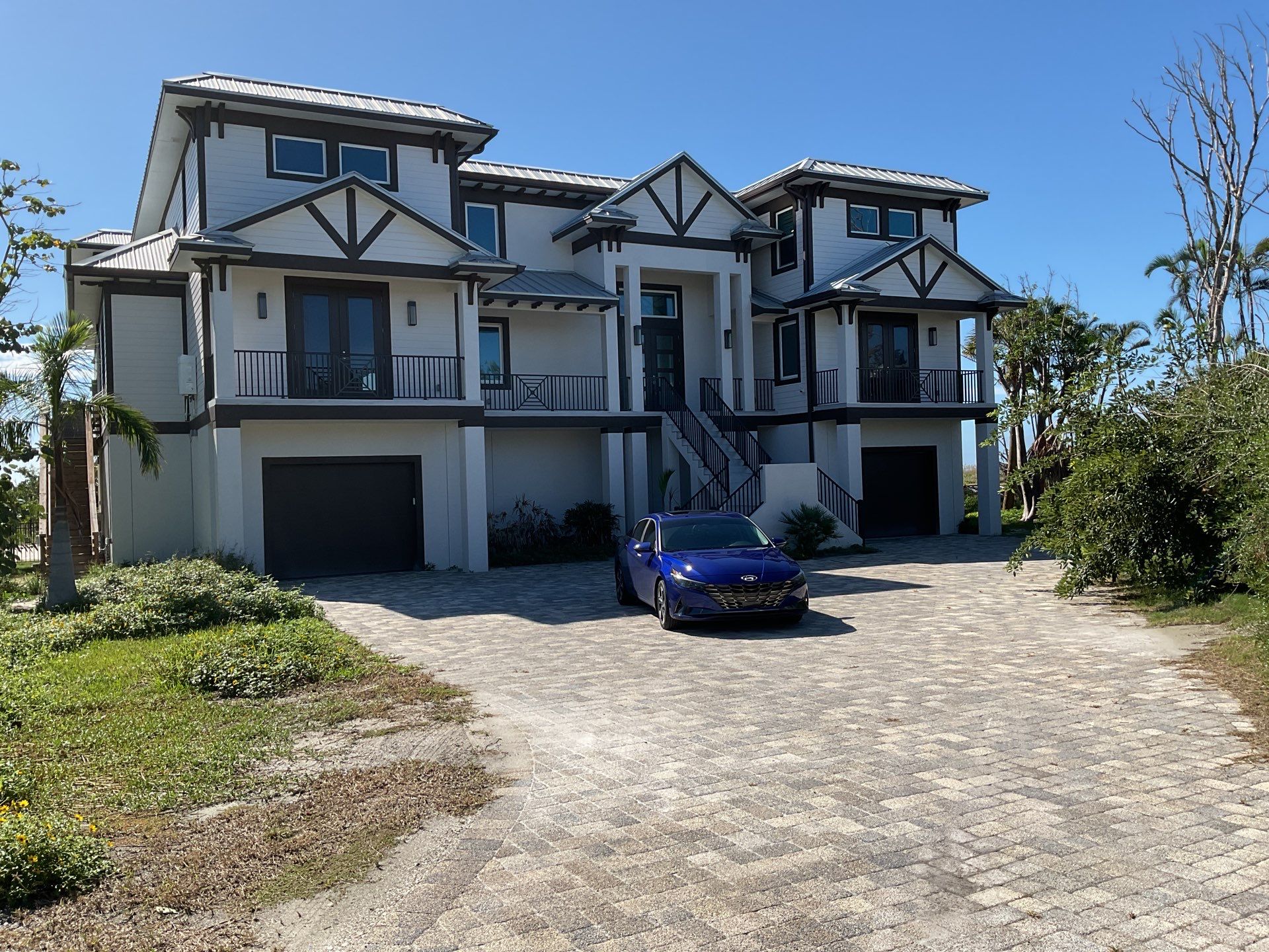 Brown Gutter Installation in Sanibel FL by Gutter Professors