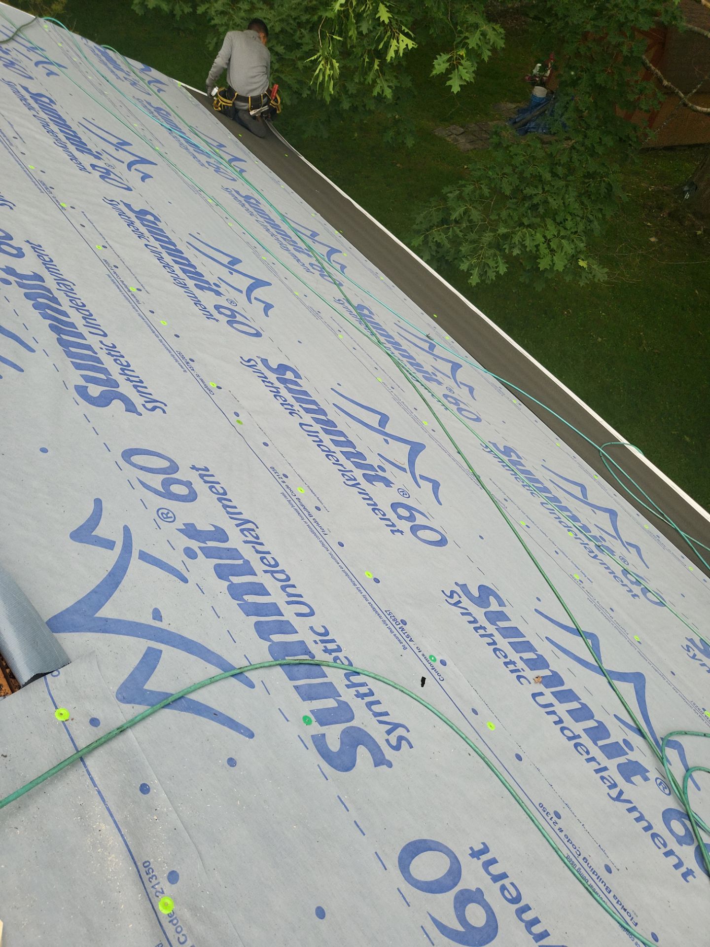 Atlas Pinnacle, Color, Woodland Green, Drip Edge, Color, White by Eagle Eye Roofing