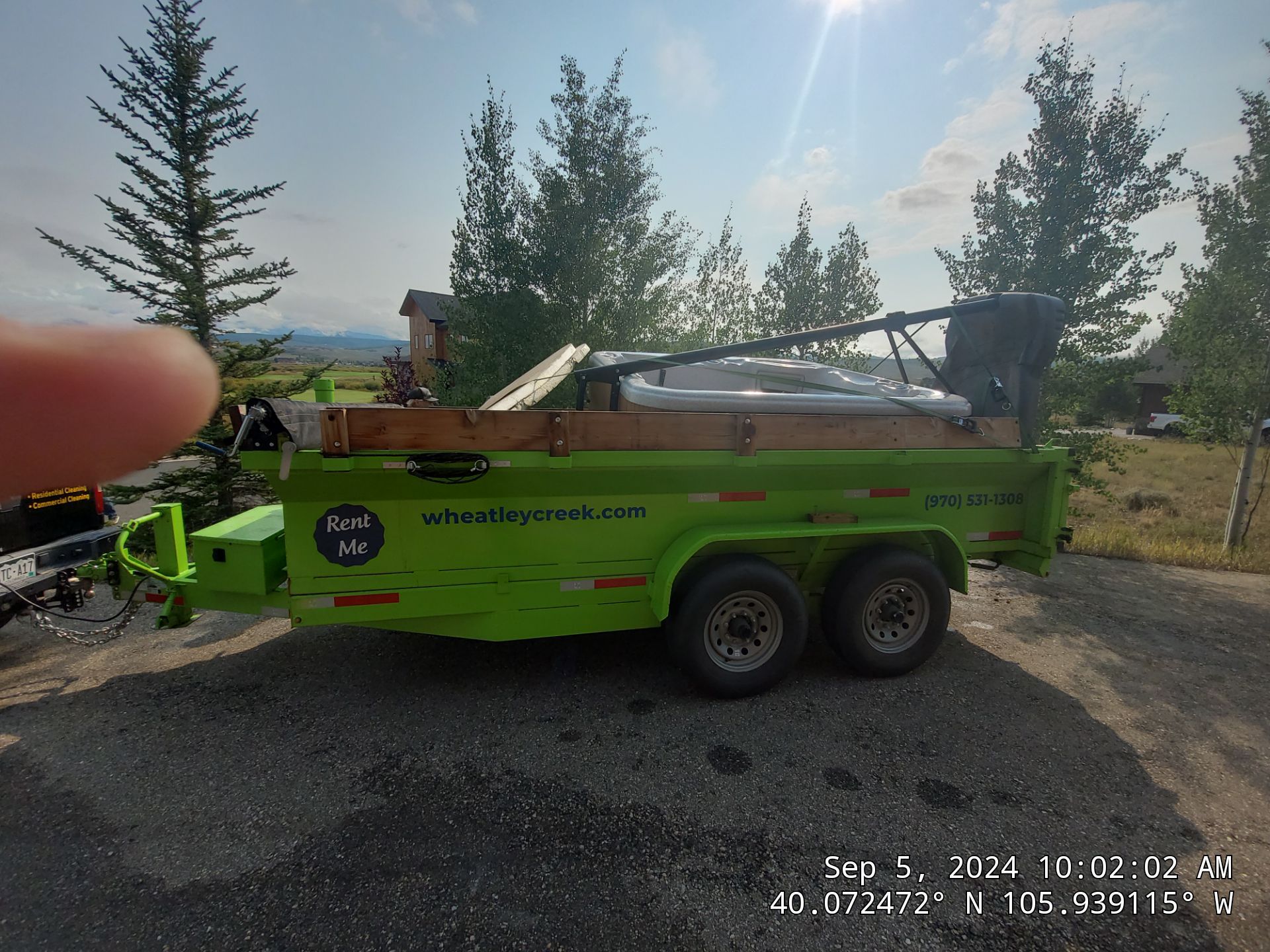 Hot Tub Removal by Wheatley Creek Services