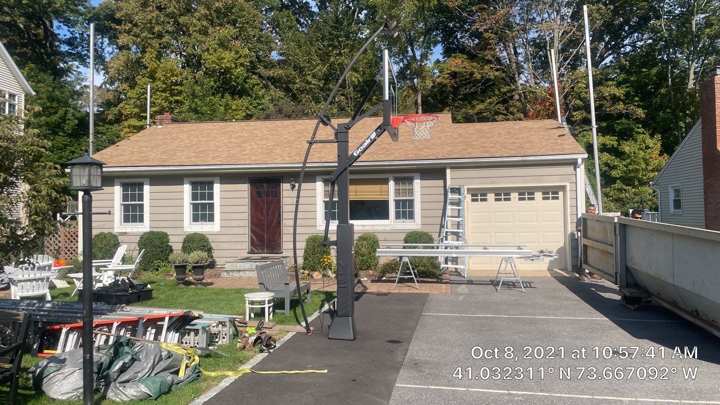 Siding Installation using CertainTeed monogram 4" double 4 Charcoal Gray by A Plus Exterior