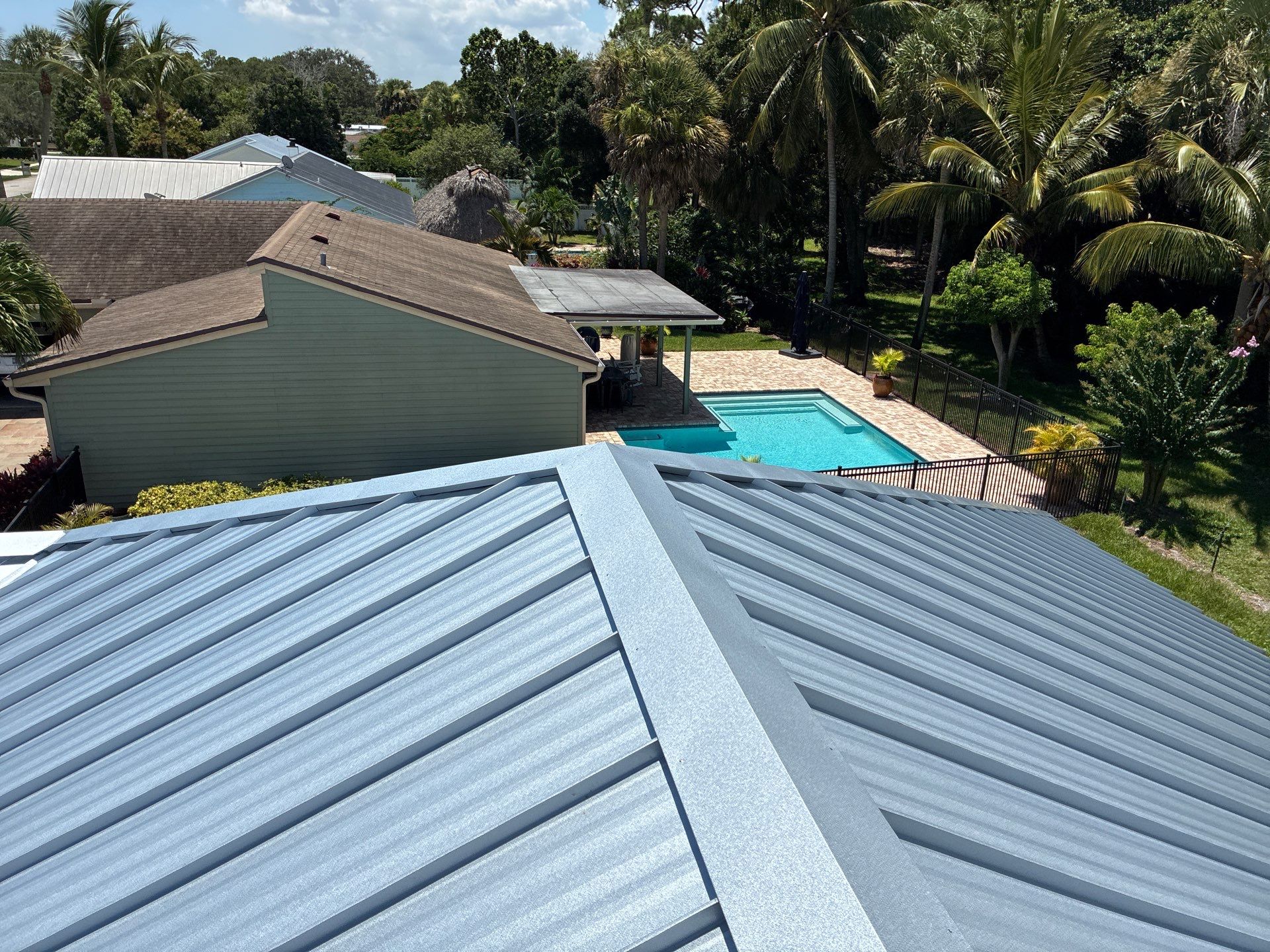 24ga 1.5" Mechanical Seam Mill Finish by Total Roofing System The Metal Roof Experts