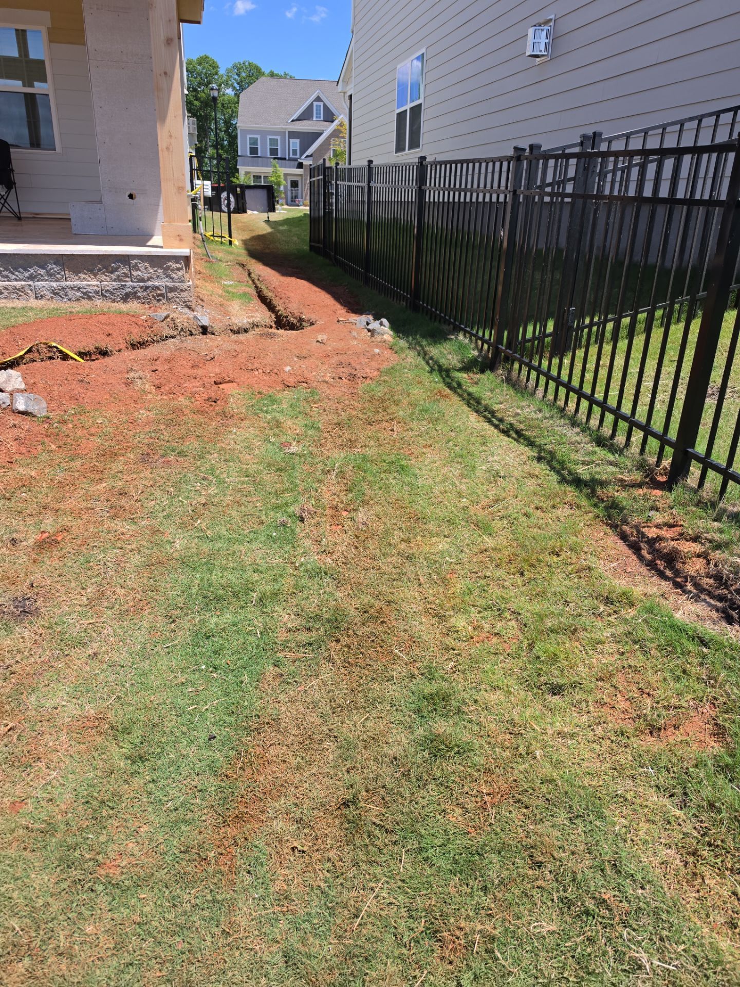 Job site clean up in Fort Mill by Badger Hauling
