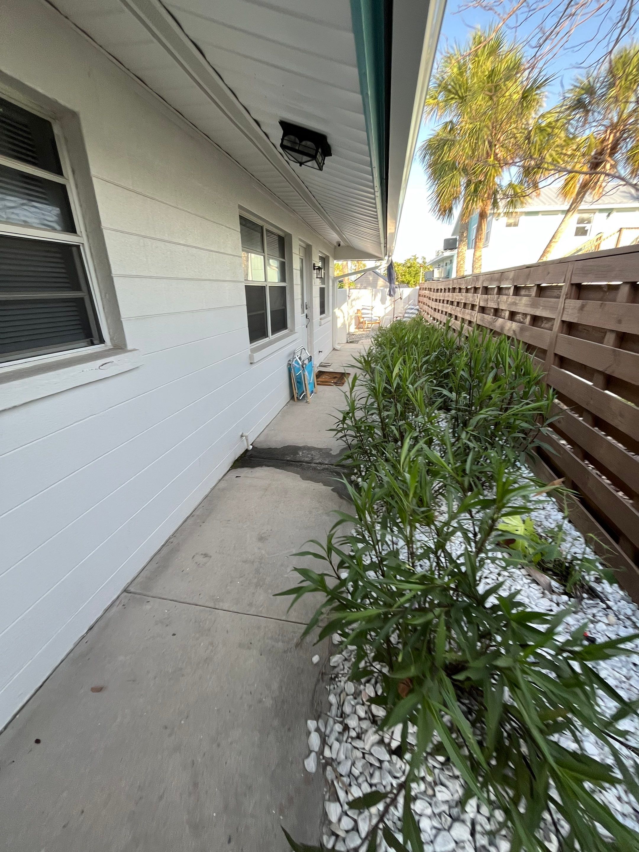 Splash Guard Gutter System and 7-inch Installation in Anna Maria FL by Gutter Professors