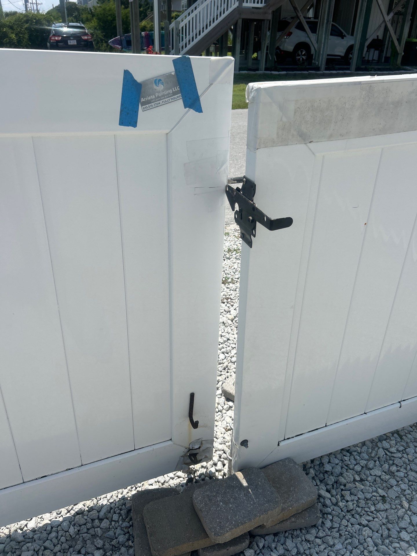 Hamilton Vinyl Privacy Project in Surf City by Superior Fence and Rail