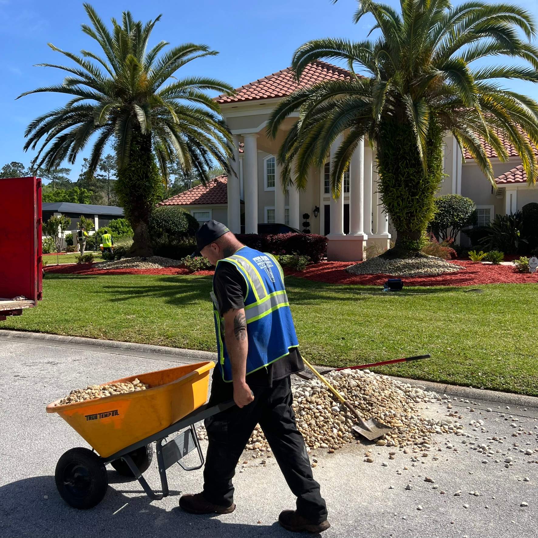 Mulch Installation | Deerwood Country Club by ProGreen Services