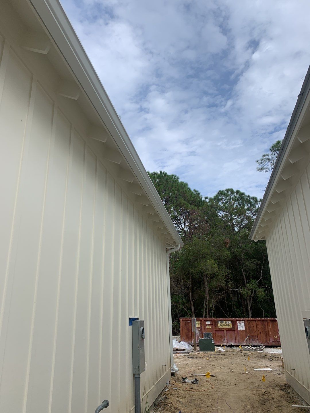 Seamless Aluminum Gutter Installation using 6 Inch Seamless Gutters in Santa Rosa Beach, FL by Gutter Professors
