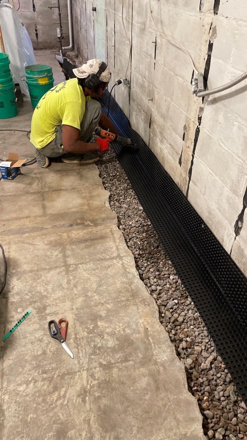 Basement Waterproofing in Columbia Heights by Waterproofing Northeast