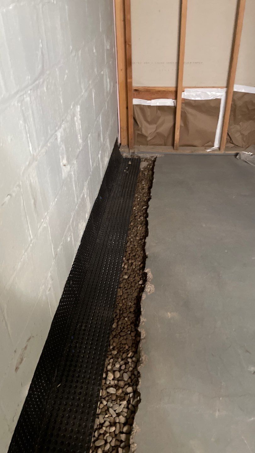 Basement Waterproofing for Kristi & Danny in St. Paul by Waterproofing Northeast