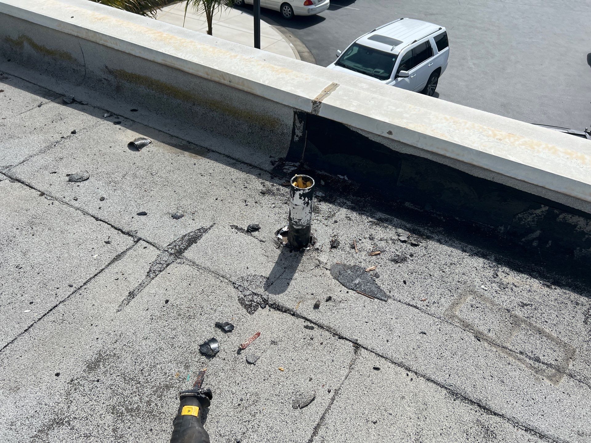 TPO single-ply roofing system using GAF Everguard 60 mil by Straight Edge Roofing Inc