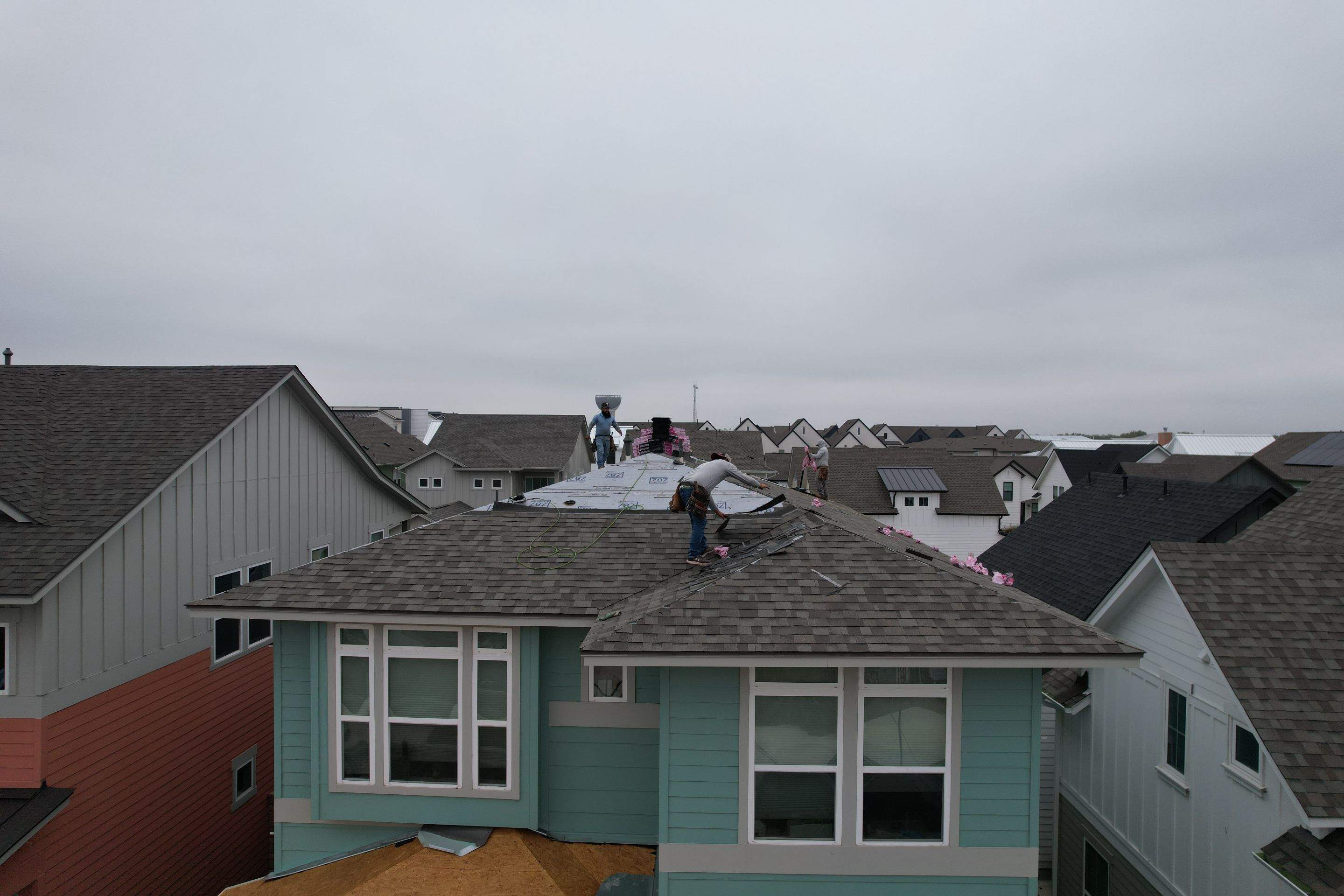 Hail Damage Restoration & Energy Upgrade by 787 Construction