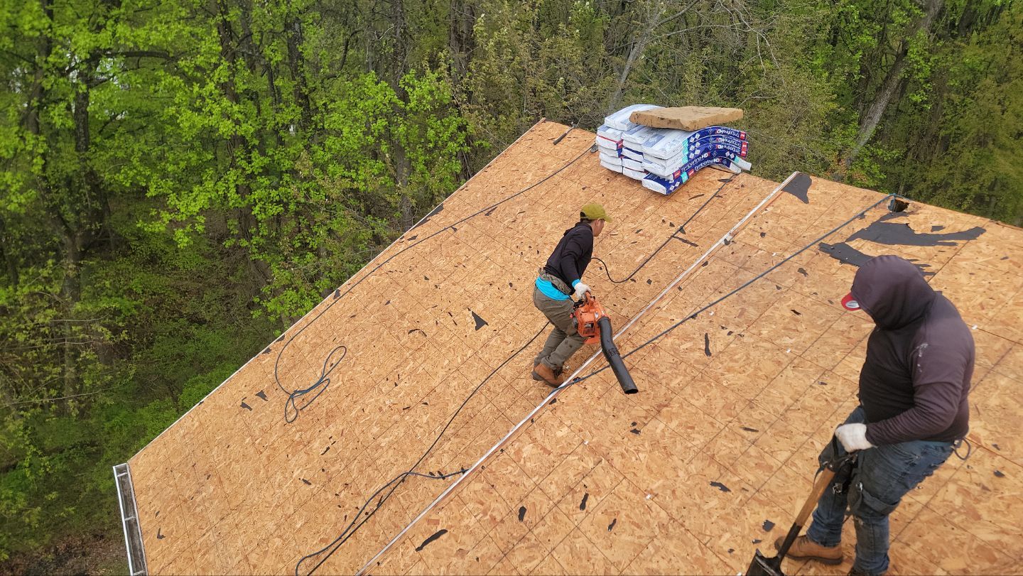 Roof Installation using GAF Timberline HDZ by ExteriorPros