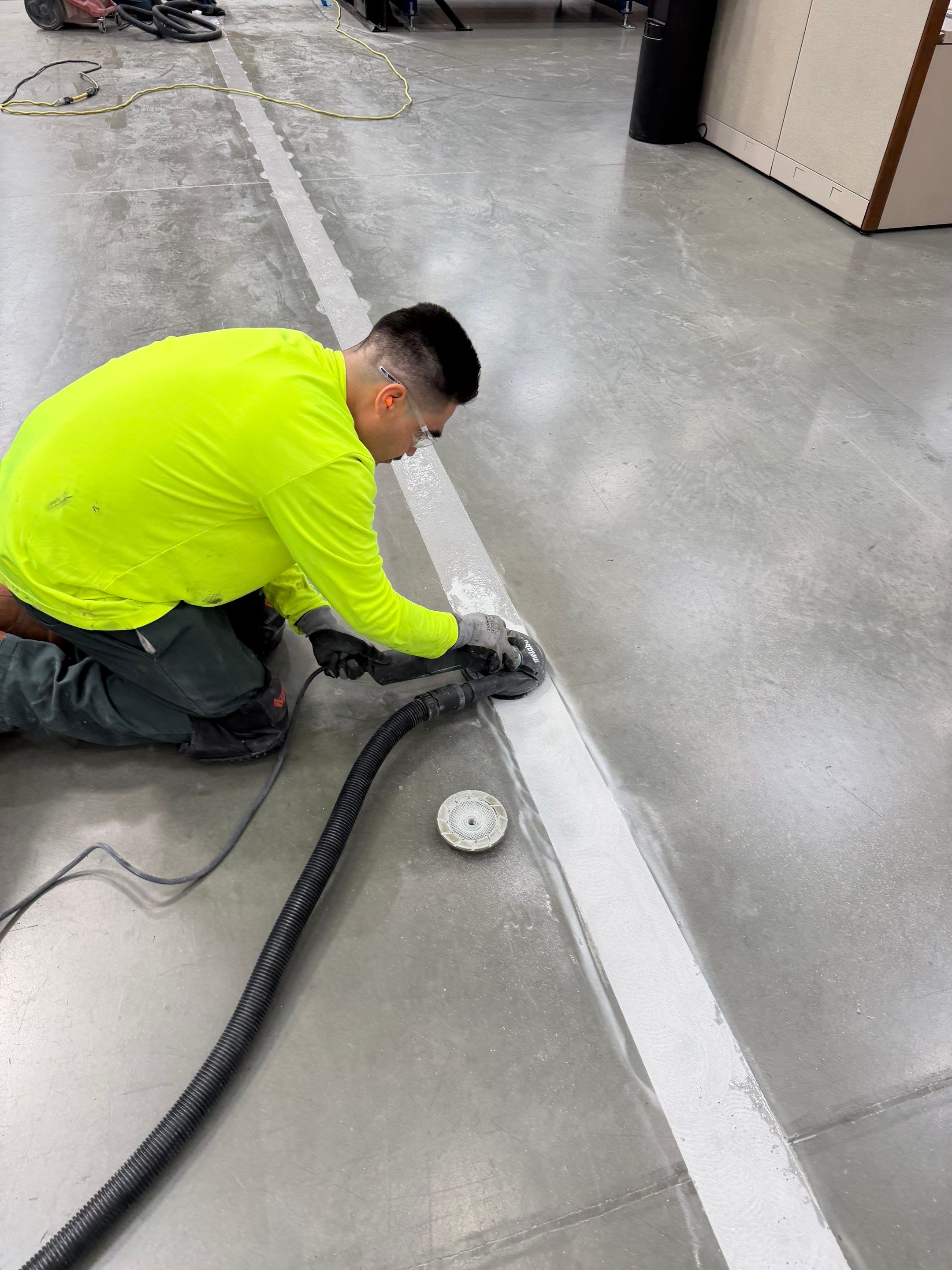 ULINE Stabilization of Deflecting Concrete Floor Panels in Ontario by Elite Concrete Restoration