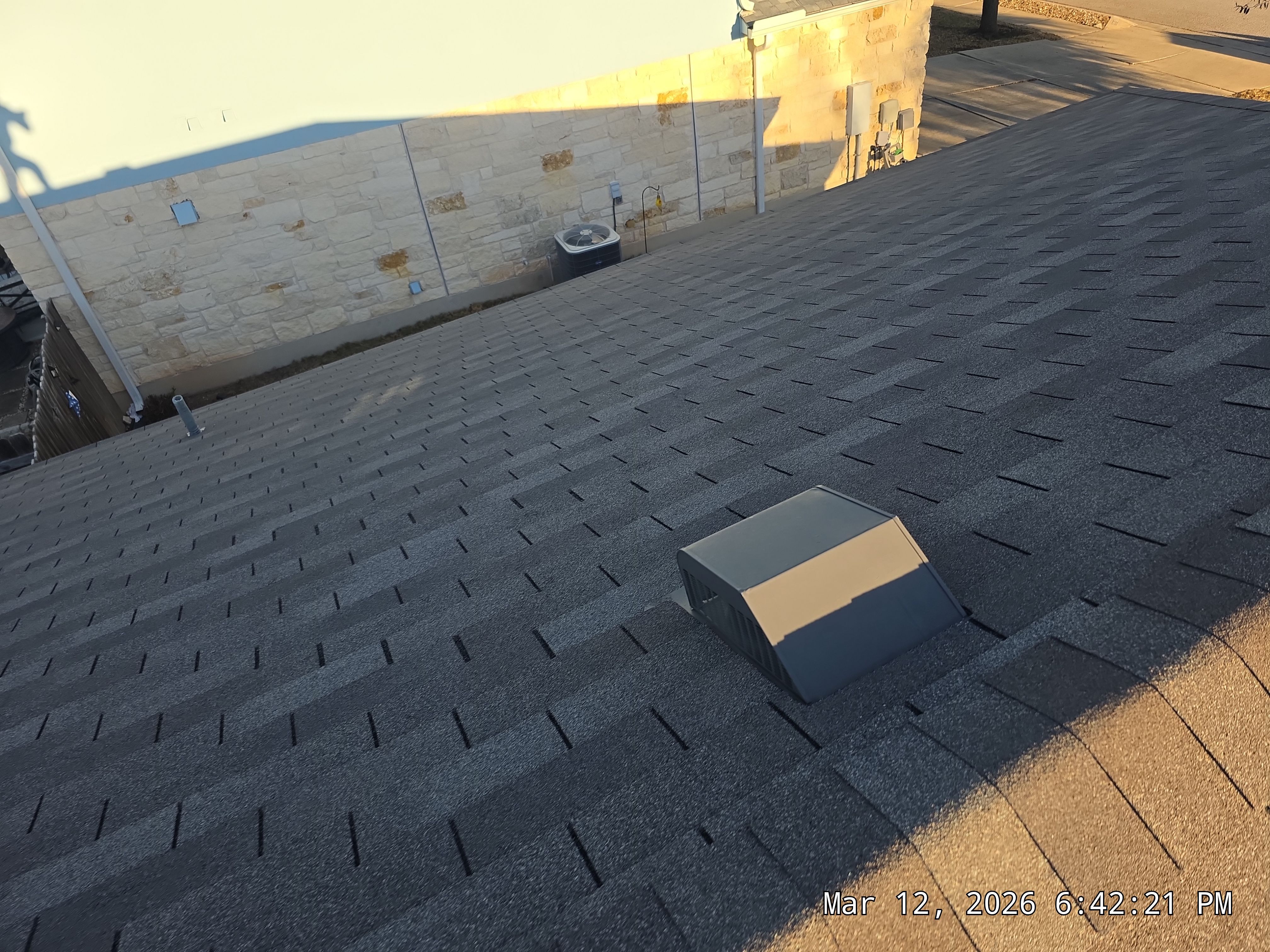 Residential Roof Replacement and Storm Damage Restoration in Leander by Caliber Restoration LLC